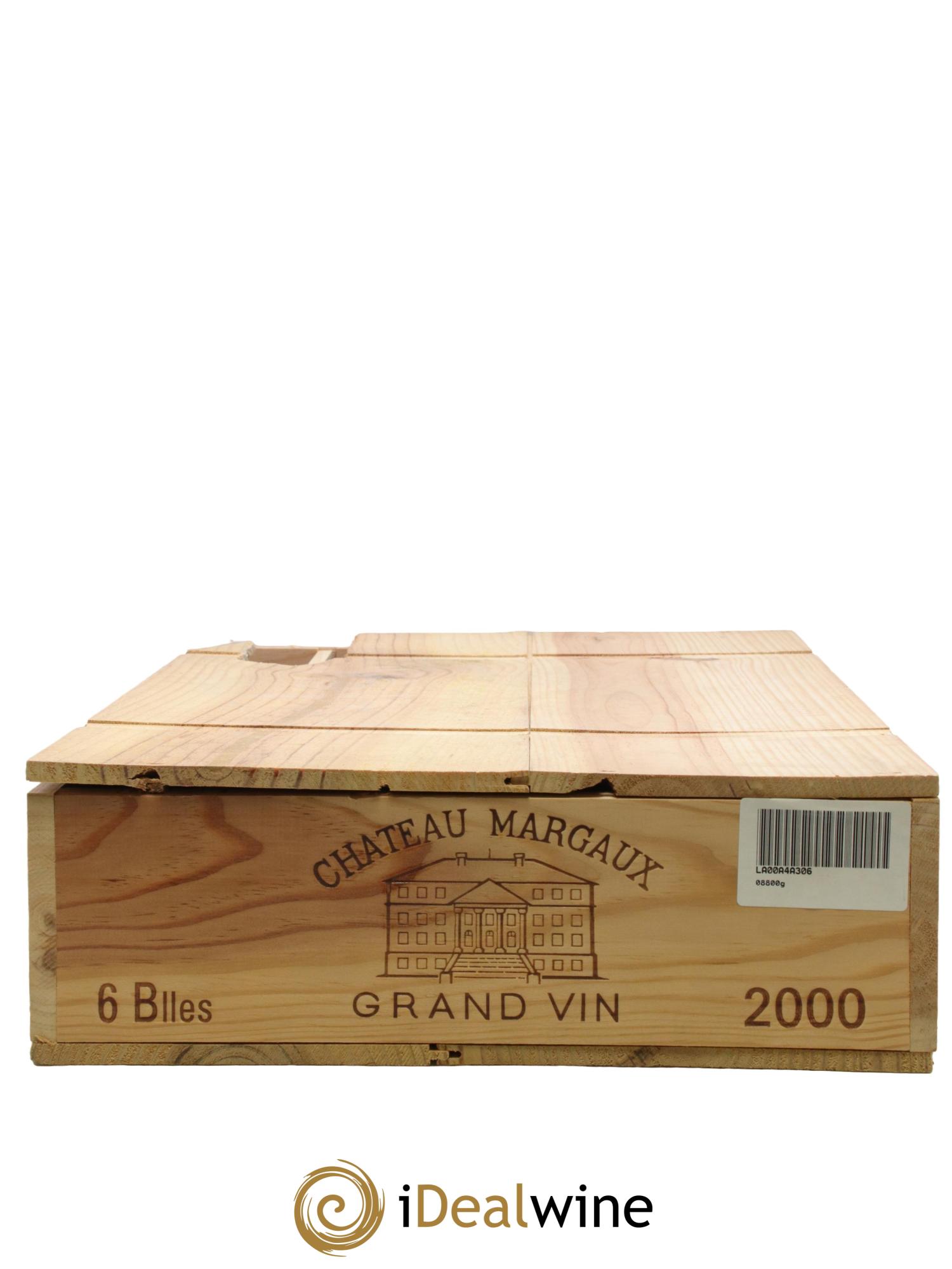 Château Margaux 1er Grand Cru Classé 2000 - Lot de 6 bouteilles - 3