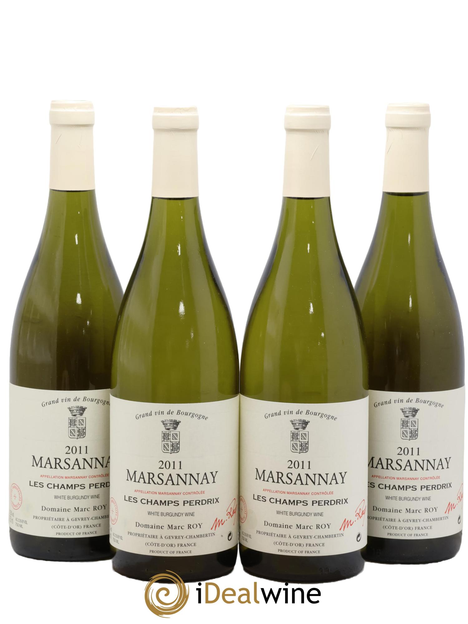 Marsannay Les Champs Perdrix Marc Roy 2011 - Lot de 4 bouteilles - 0
