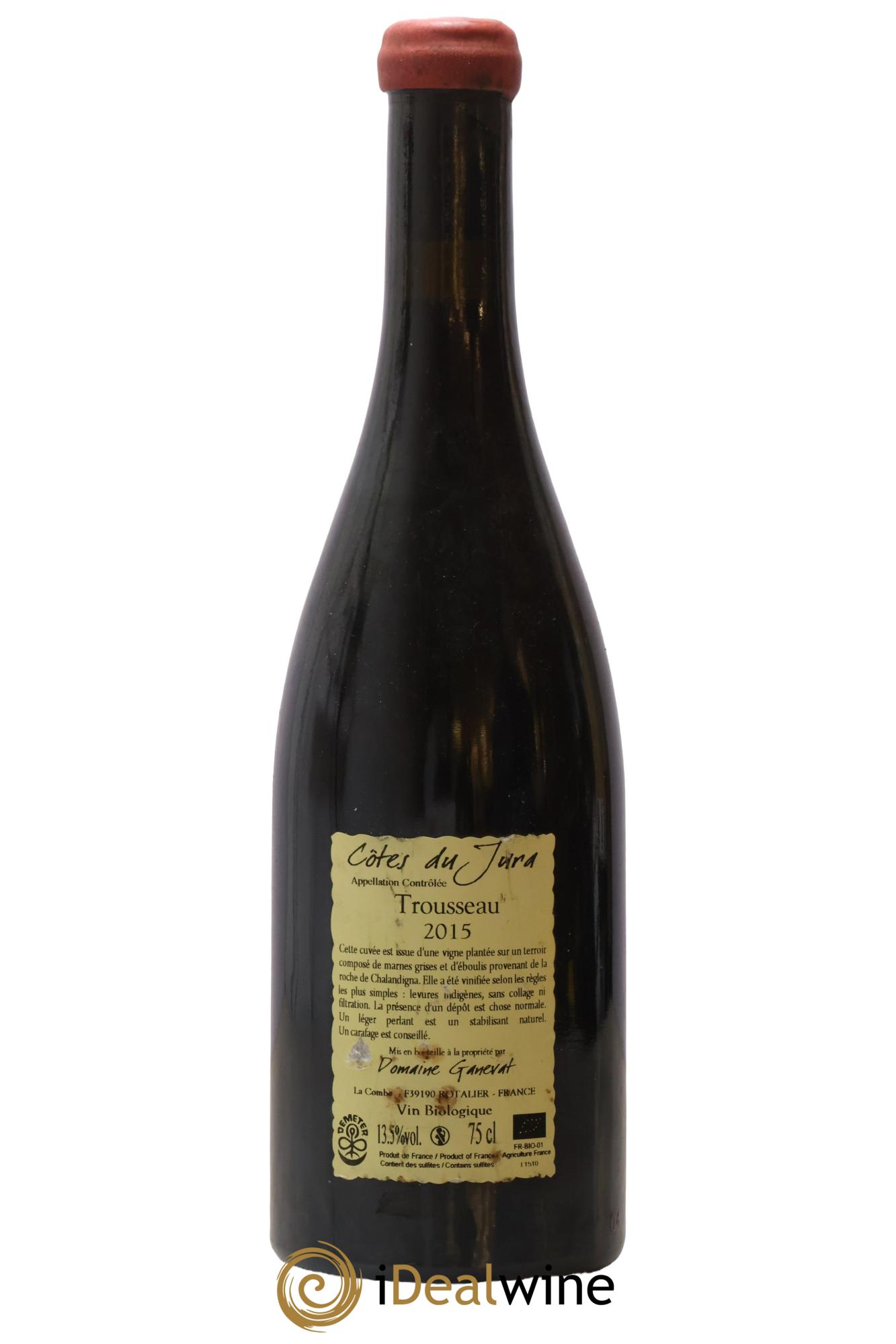 Côtes du Jura Plein Sud Jean-François Ganevat (Domaine) 2015 - Lot de 1 bouteille - 1