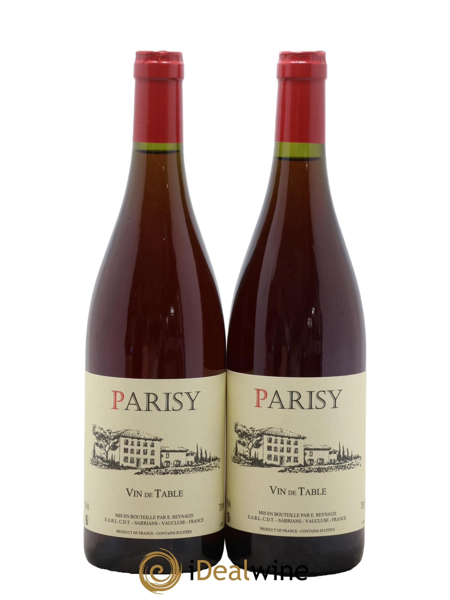 Vin de Table Parisy Emmanuel Reynaud 2020 - Lot of 2 bottles - 0