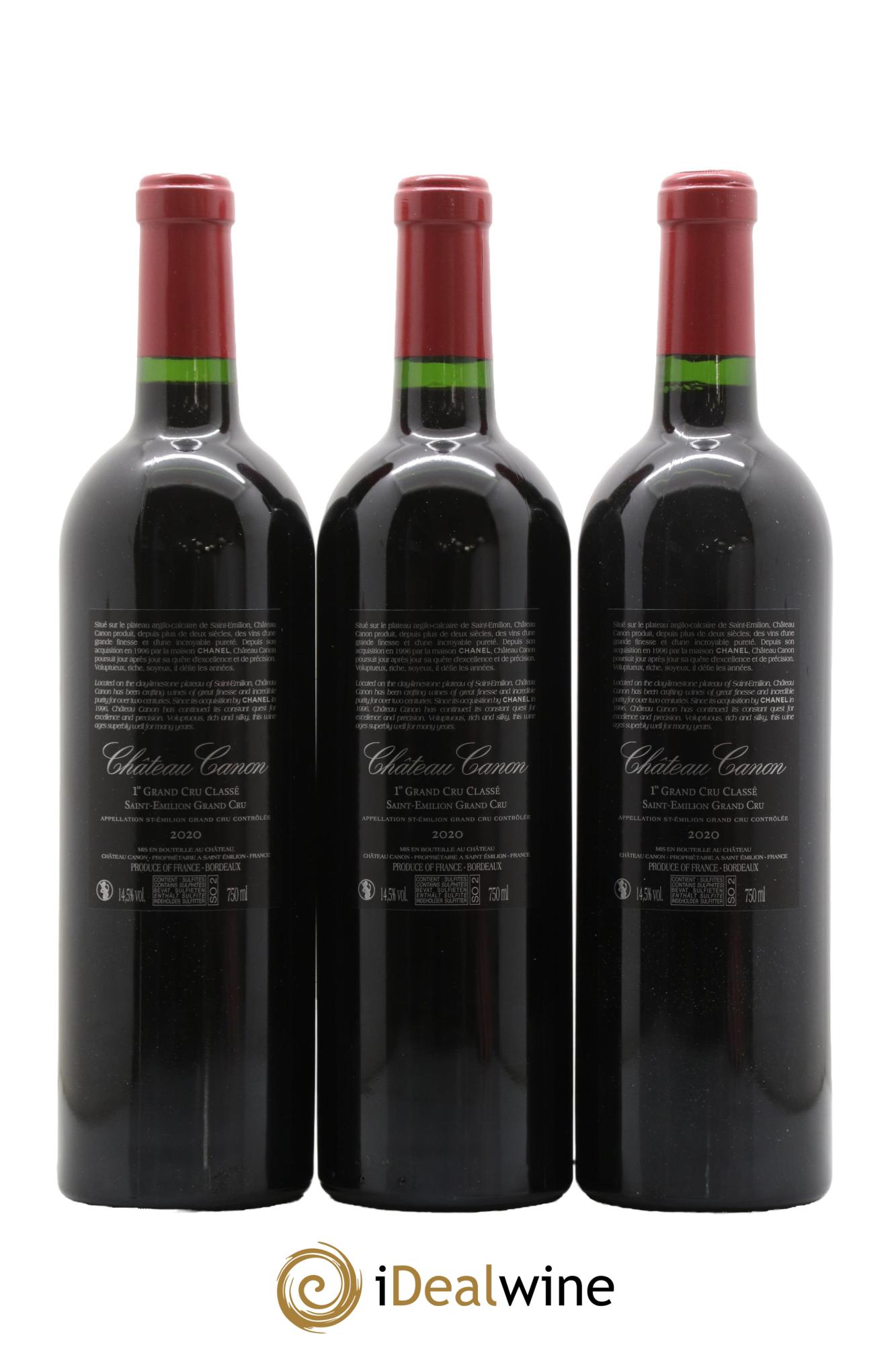 Château Canon 1er Grand Cru Classé B 2020 - Lot of 12 bottles - 4