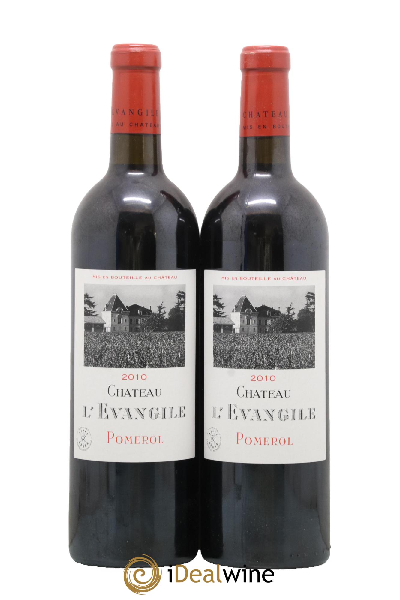 Château l' Évangile 2010 - Lot de 2 bouteilles - 0
