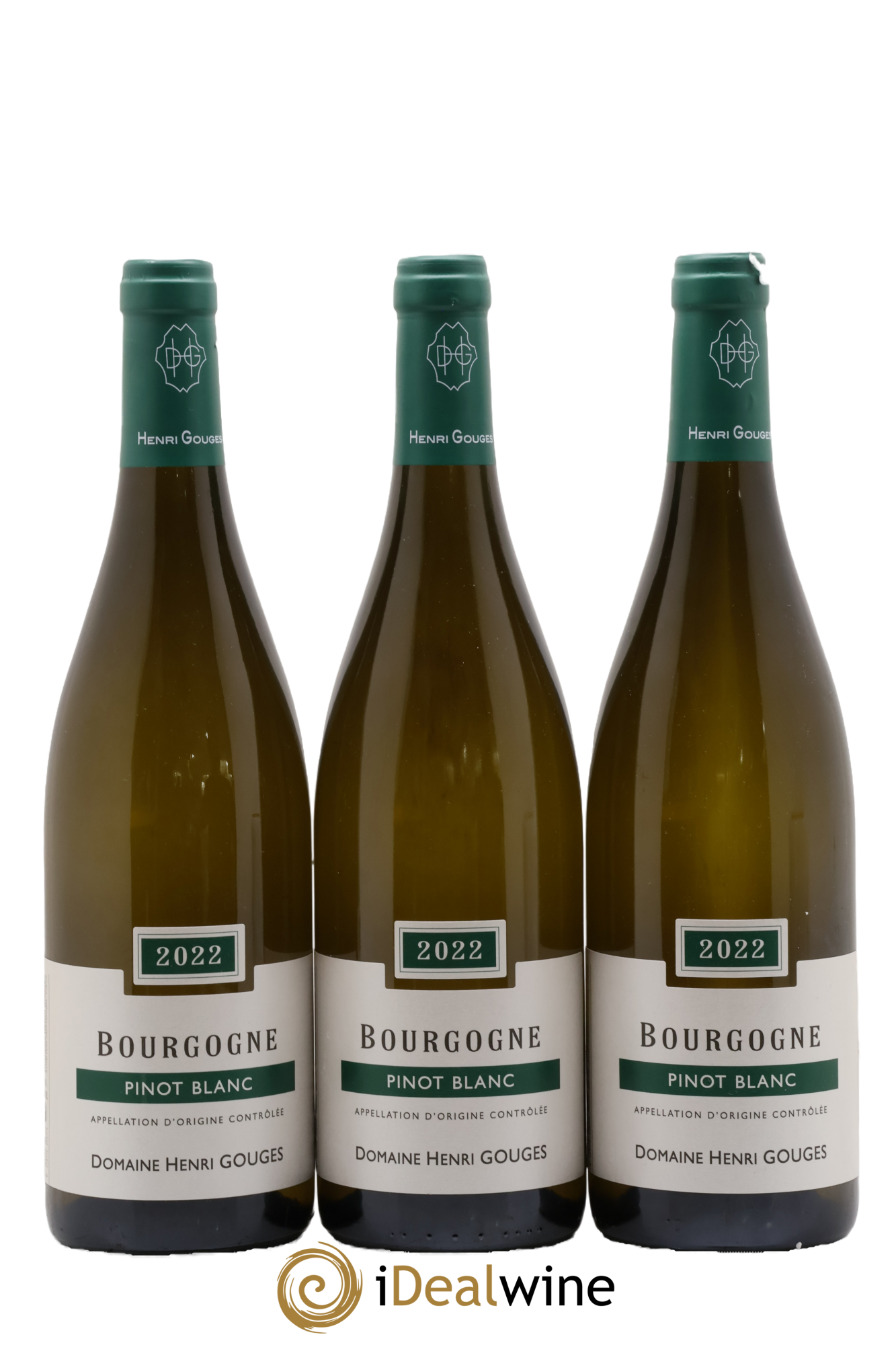 Bourgogne Pinot Blanc Henri Gouges 2022 - Lotto di 3 bottiglie - 0