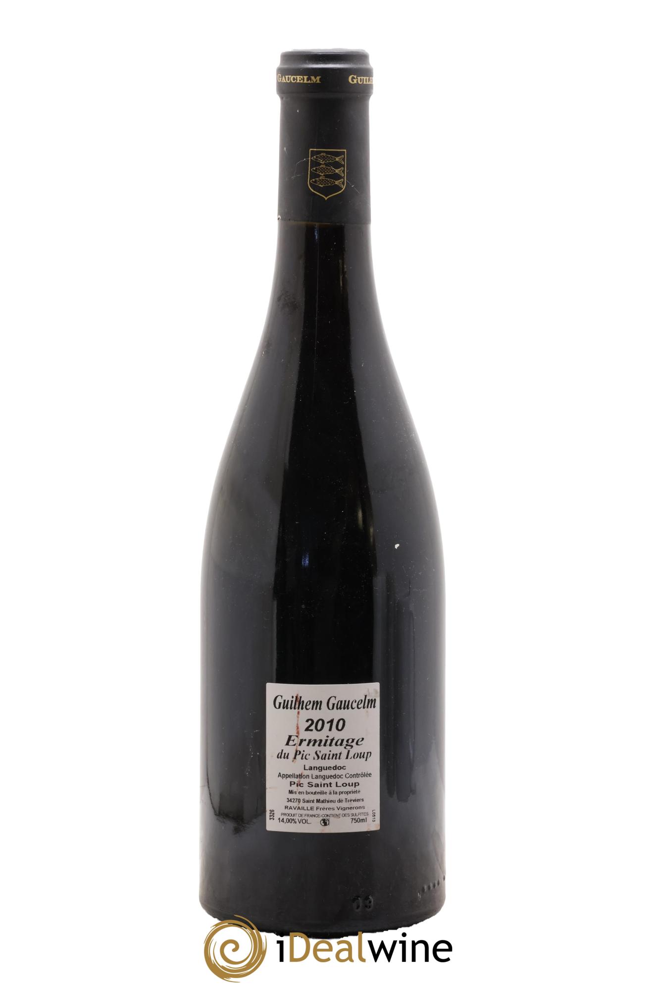 Pic Saint-Loup Héritage du Pic Saint-Loup (anciennement Ermitage) Guilhem Gaucelm 2010 - Lot of 1 bottle - 1