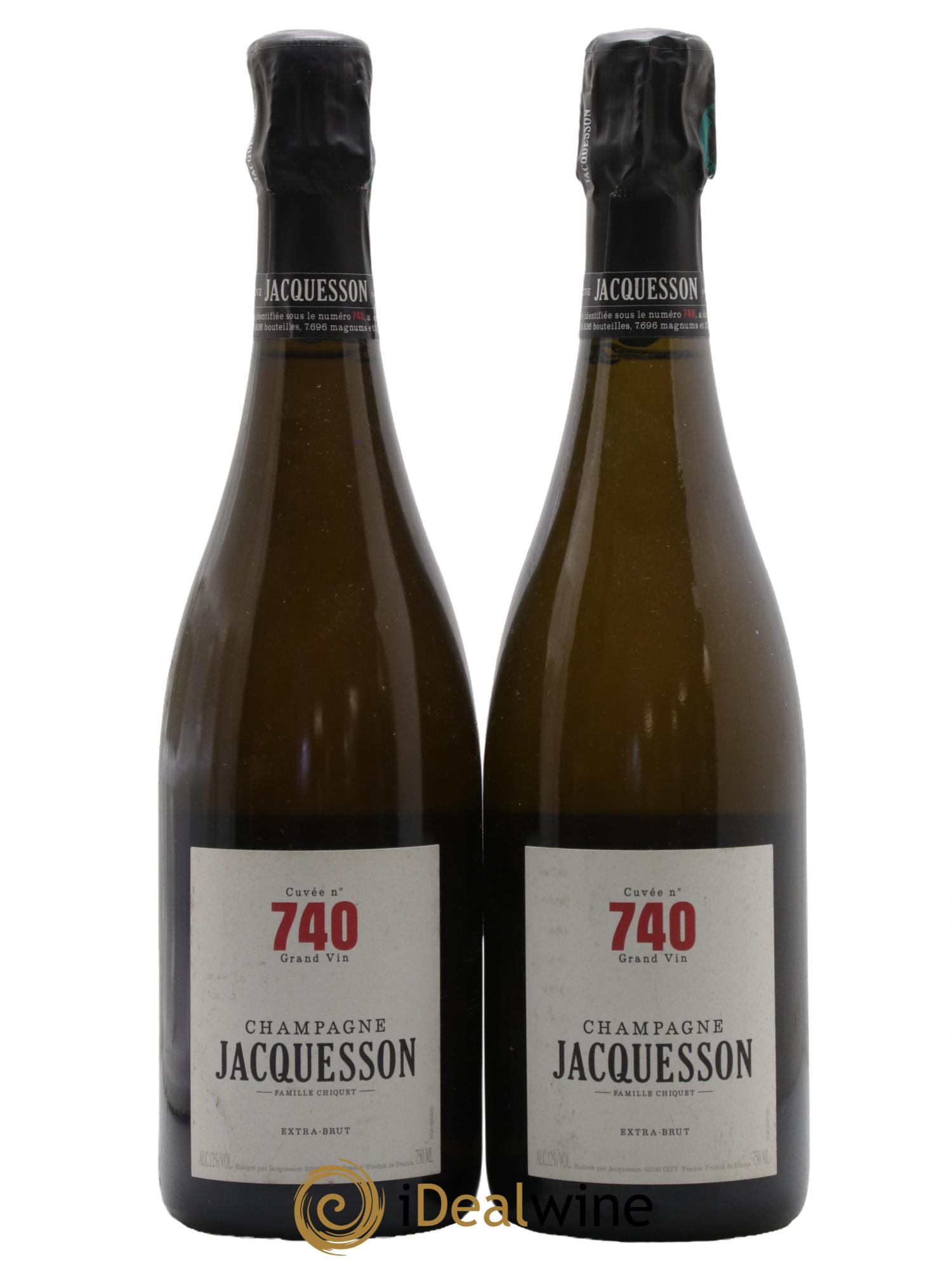 Cuvée 740 Extra-Brut Jacquesson - Lot de 2 bouteilles - 0