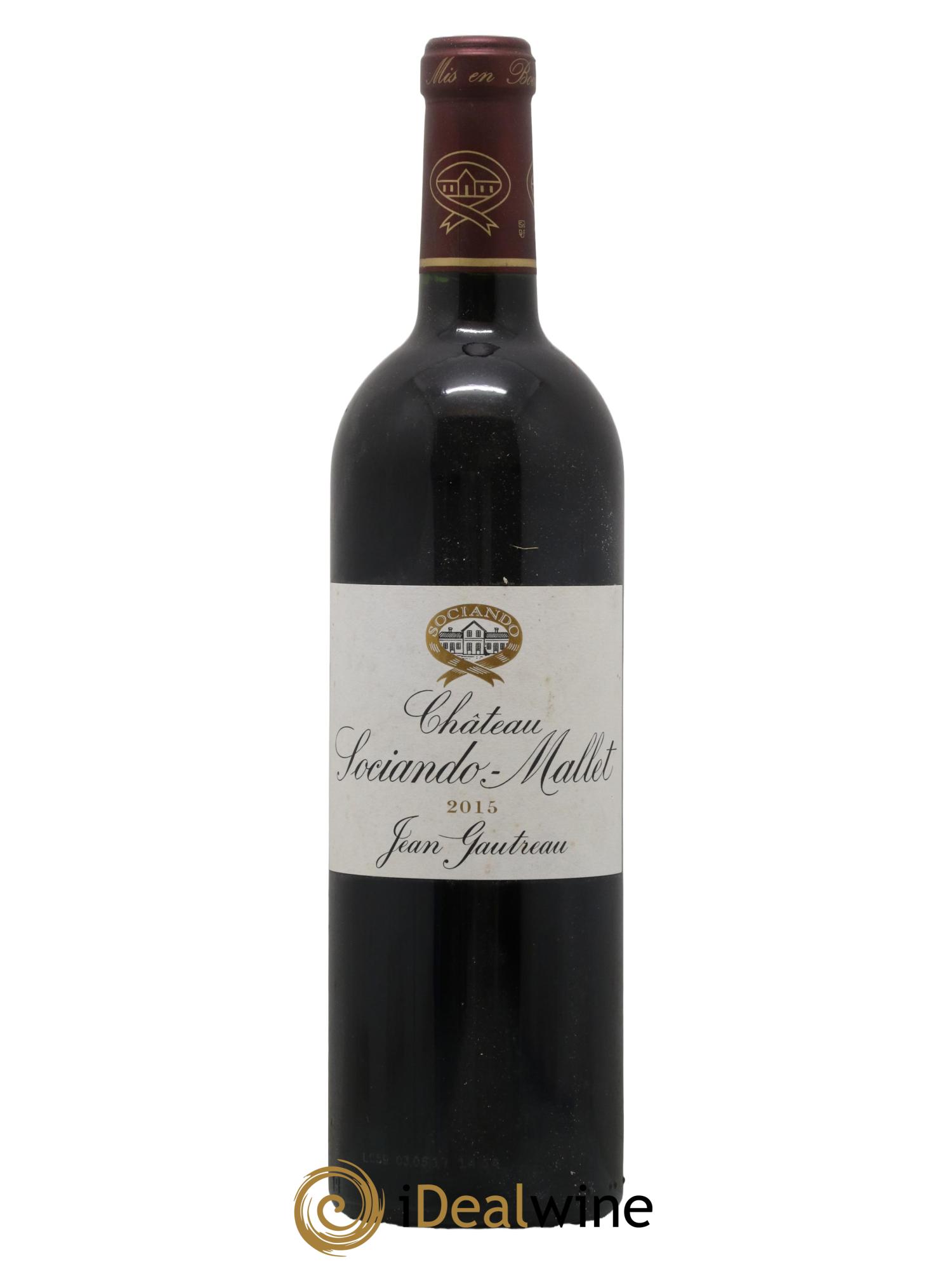 Château Sociando Mallet 2015 - Lot de 1 bouteille - 0