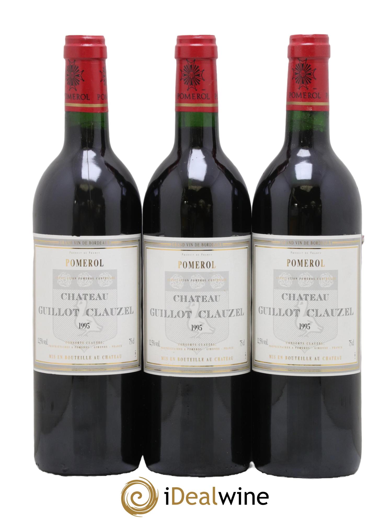 Château Guillot Clauzel 1995 - Posten von 3 Flaschen - 0