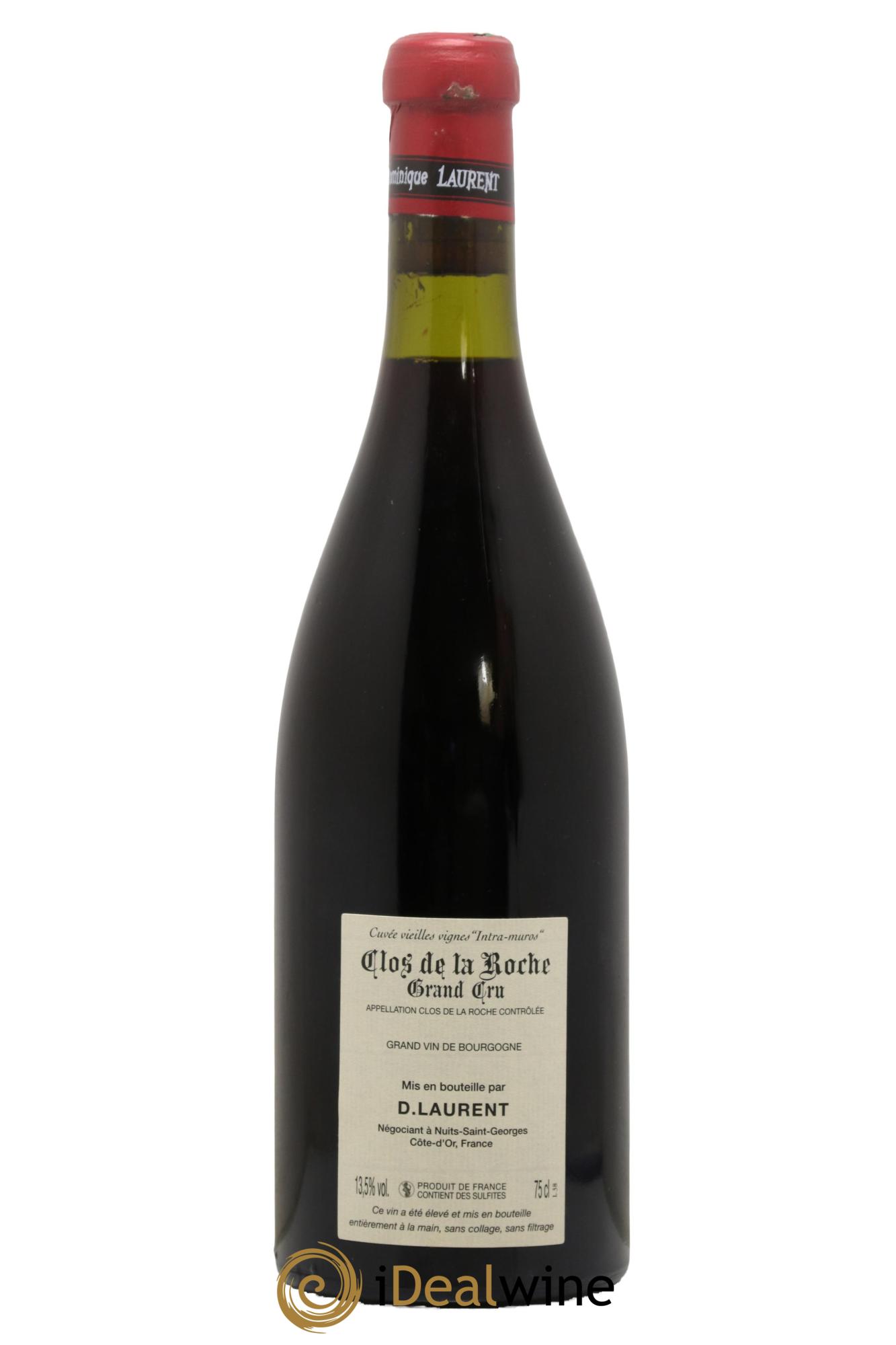 Clos de la Roche Grand Cru Vieilles vignes Intra-muros Dominique Laurent 2006 - Lot of 1 bottle - 1