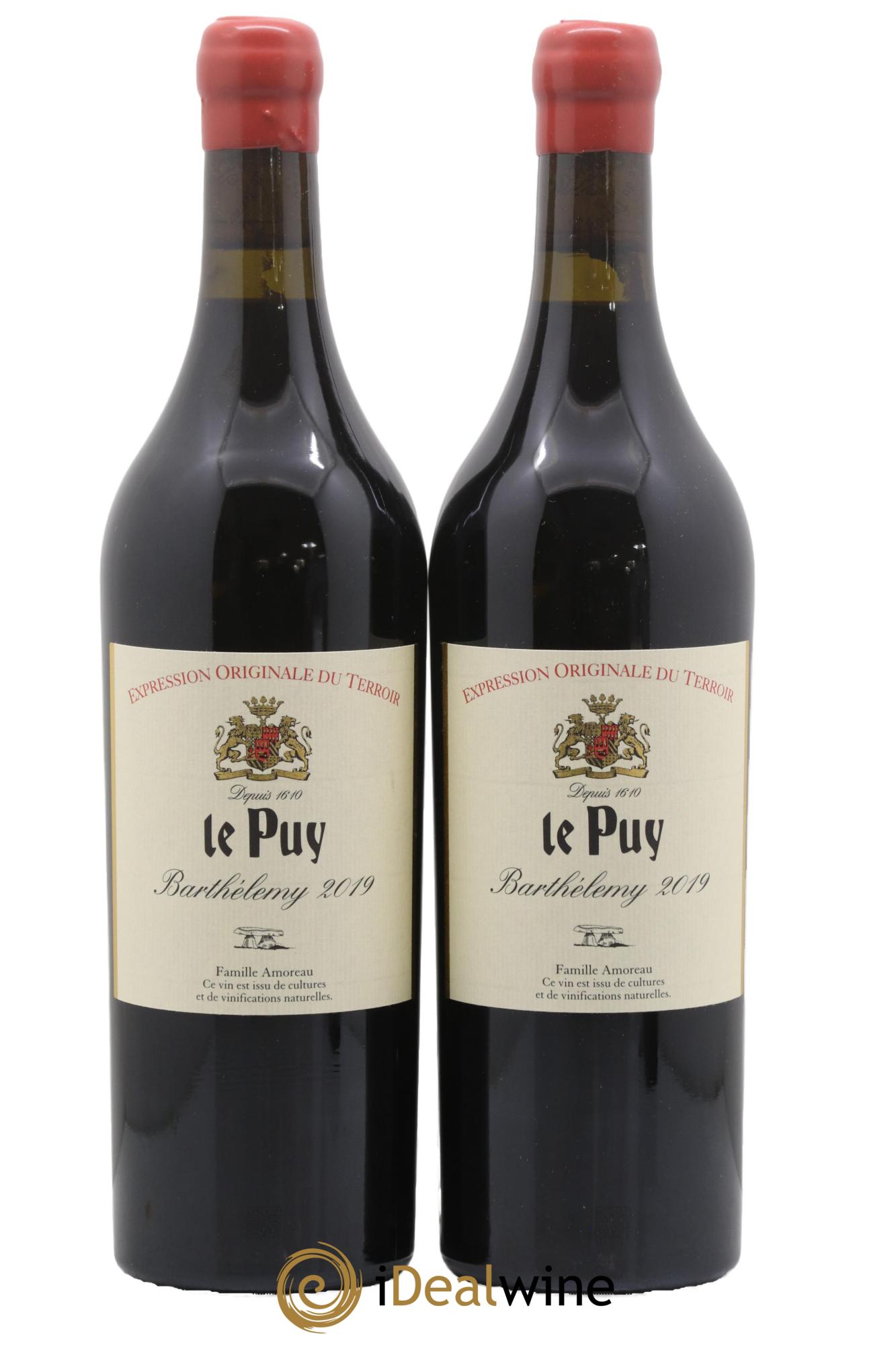 Le Puy - Cuvée Barthélemy 2019 - Lot de 2 bouteilles - 0