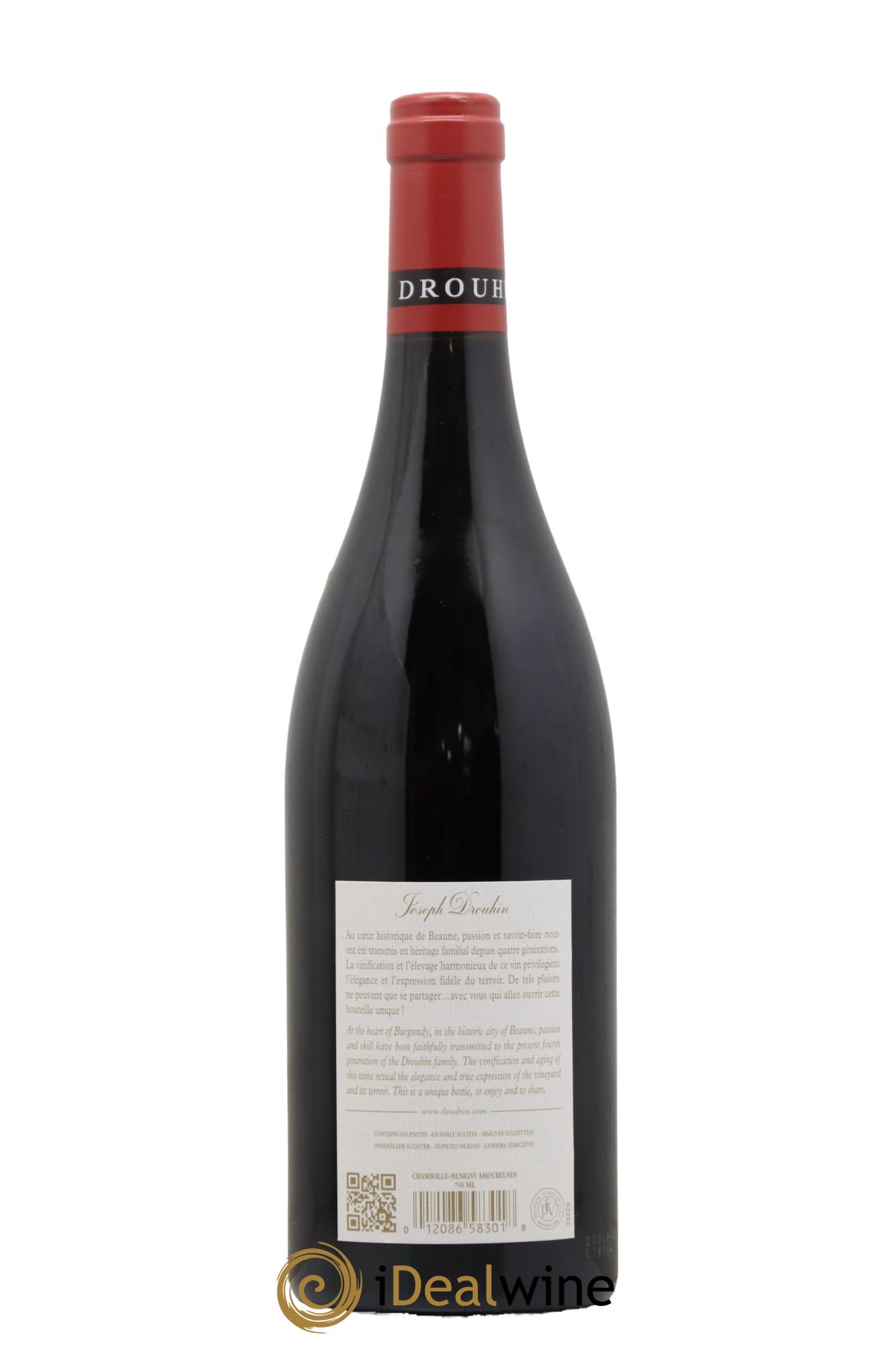 Chambolle-Musigny 1er Cru Les Amoureuses Joseph Drouhin 2018 - Lot of 1 bottle - 1