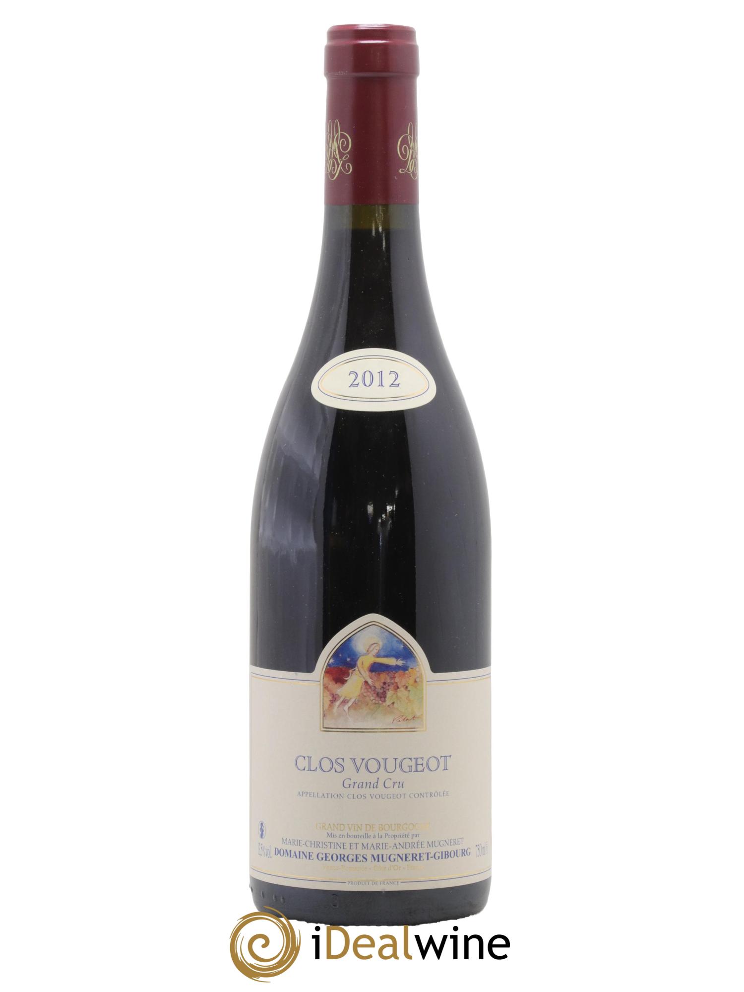 Clos de Vougeot Grand Cru Georges Mugneret-Gibourg (Domaine) 2012 - Lot de 1 bouteille - 0