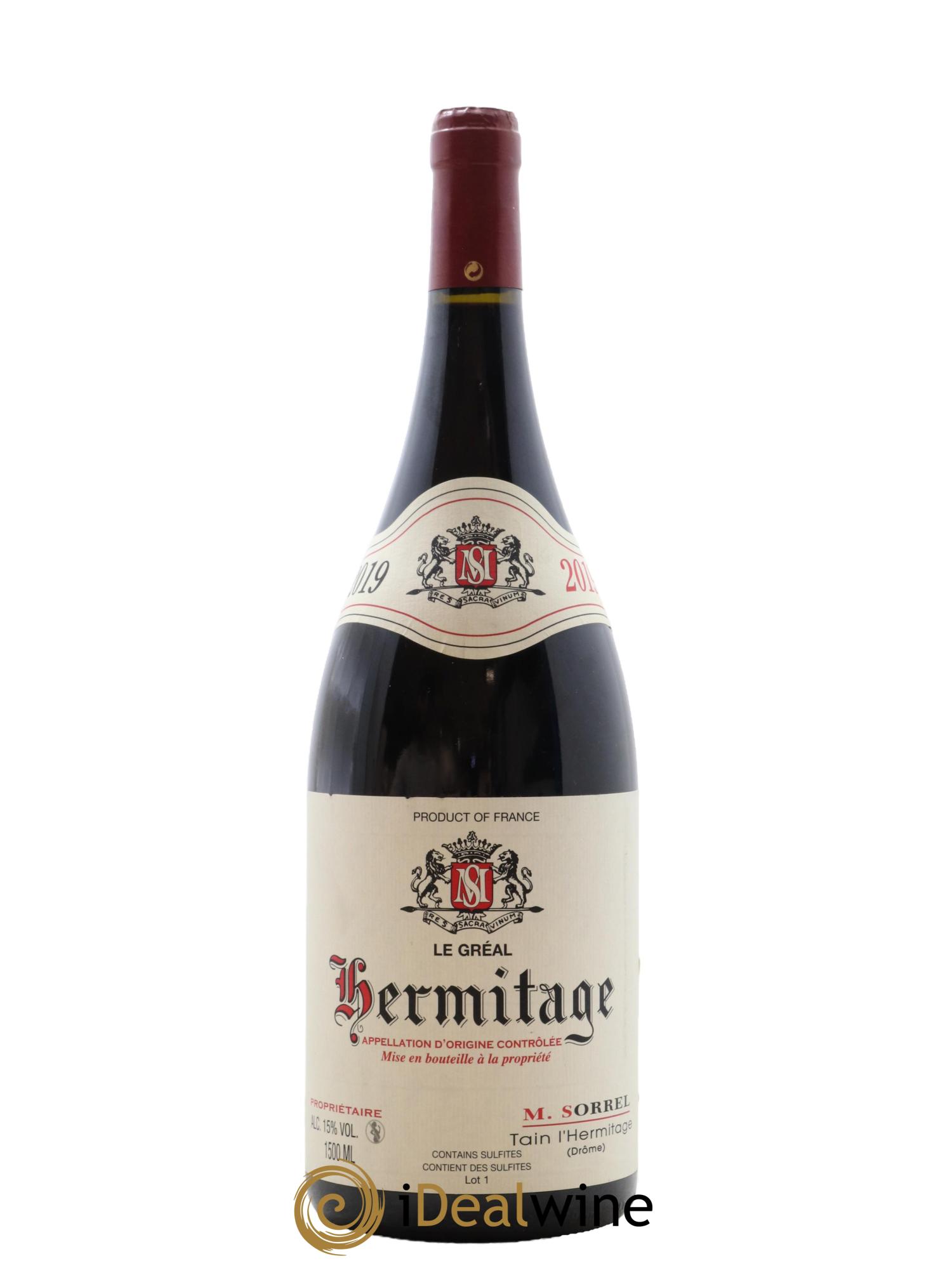 Hermitage Le Gréal Marc Sorrel 2019 - Lot de 1 magnum - 0