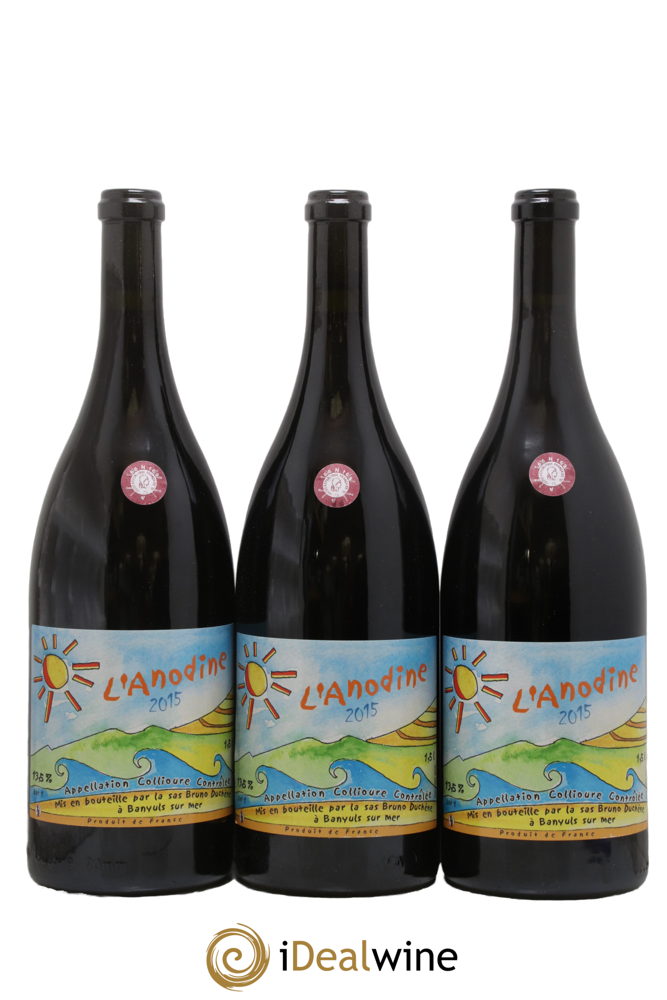 Collioure L'Anodine Bruno Duchêne 2015 - Lotto di 3 magnum - 0