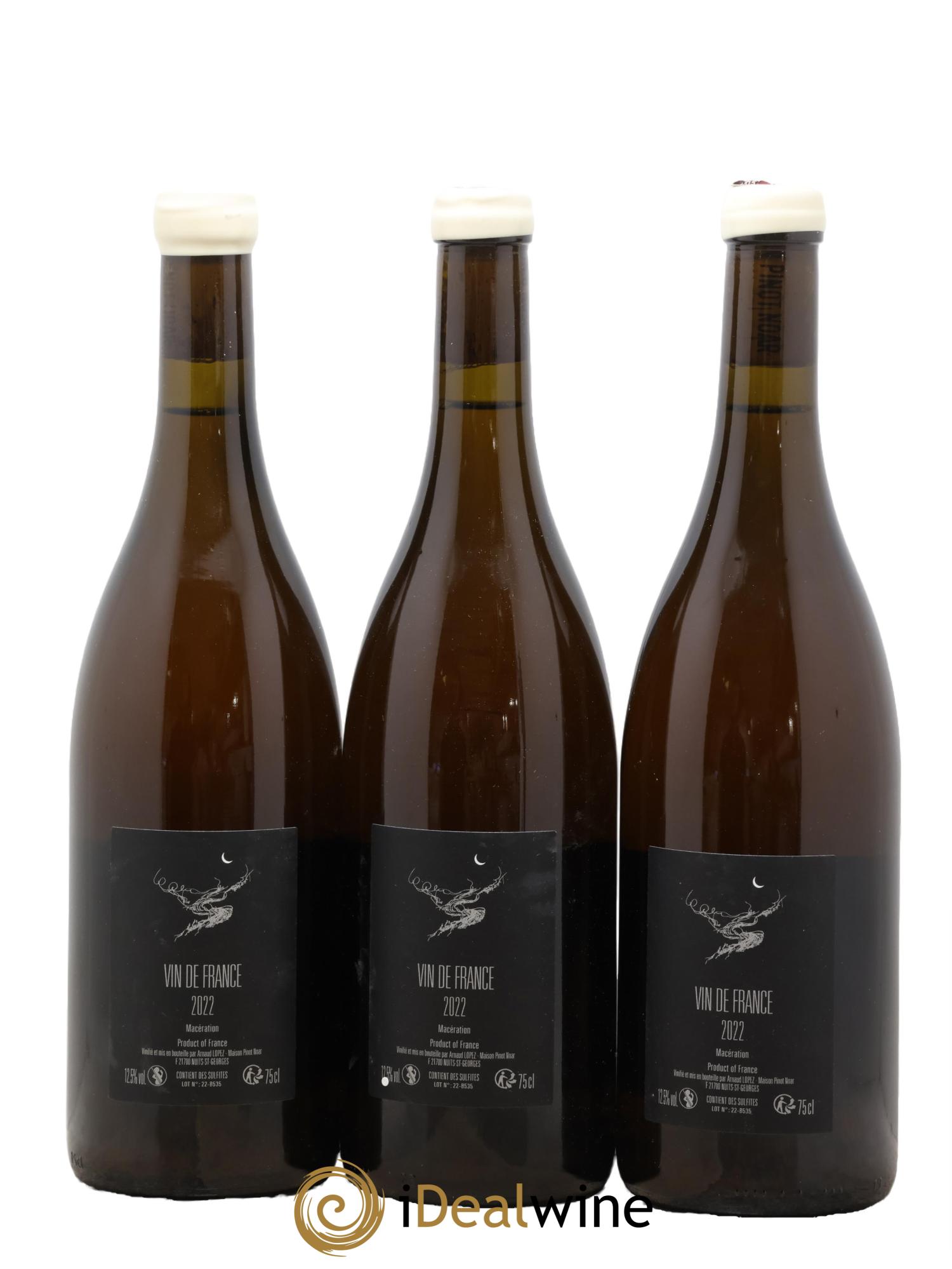 Vin de France Pinot Blanc Arnaud Lopez 2022 - Lot of 3 bottles - 1