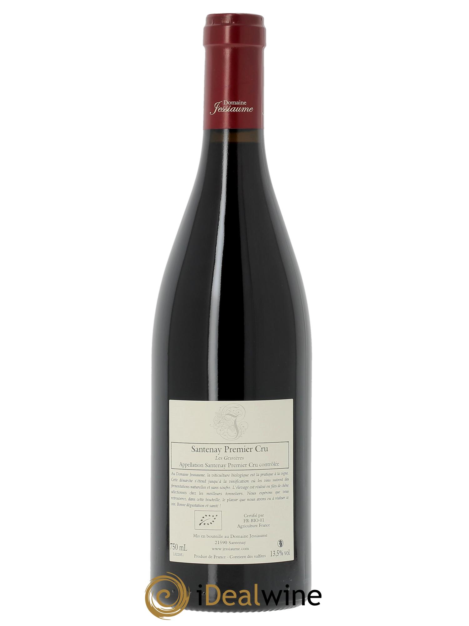 Santenay 1er Cru Les Gravières Domaine Jessiaume  2022 - Lotto di 1 bottiglia - 1