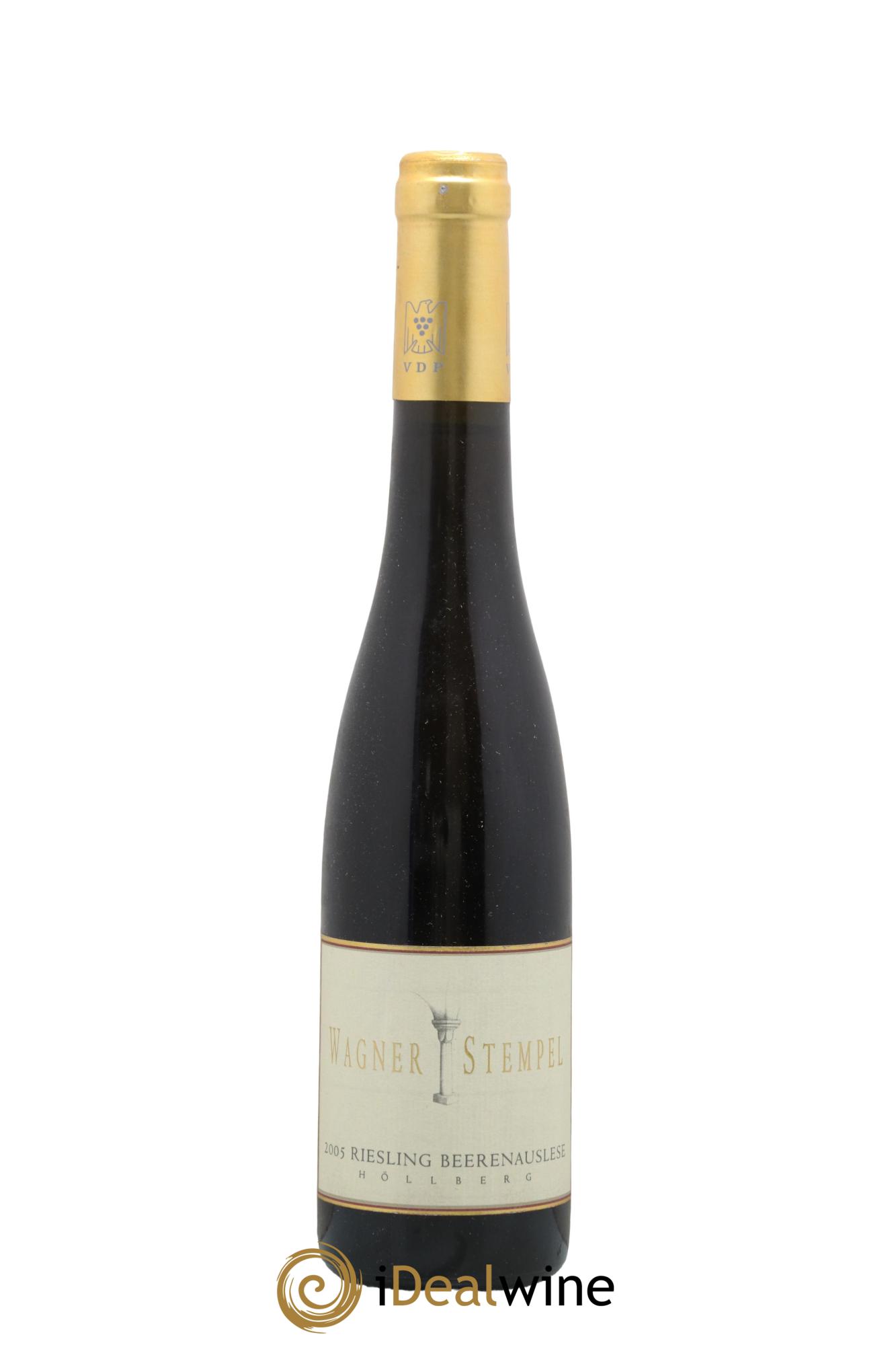 Allemagne Rheinhessen Höllberg Riesling Beerenauslese Wagner-Stempel 2005 - Posten von 1 Demi-Flasche - 0