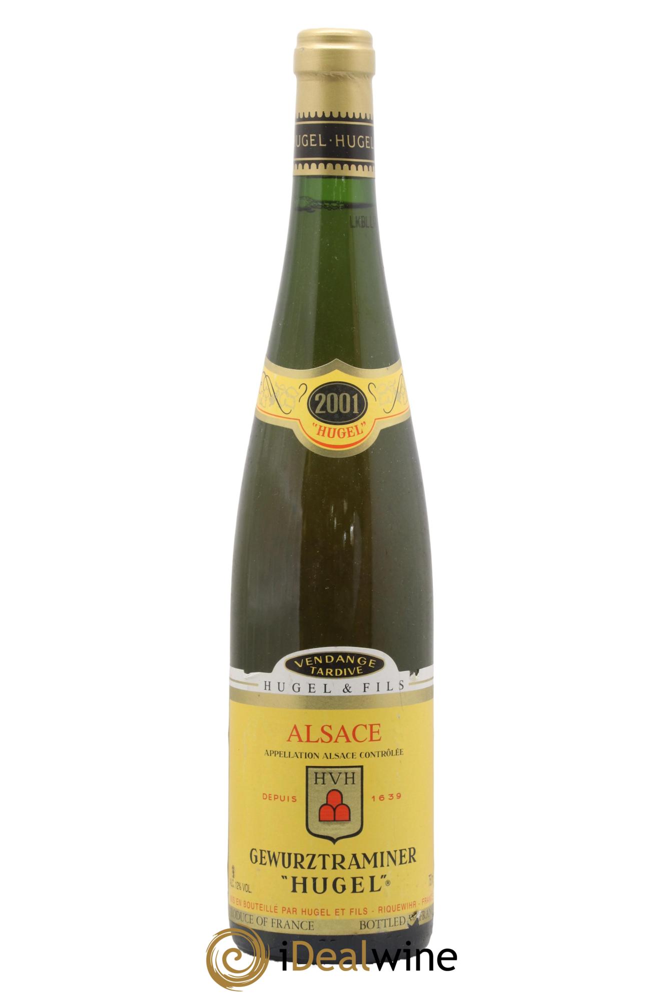Gewurztraminer Vendanges Tardives Hugel (Domaine) 2001 - Lotto di 1 bottiglia - 0