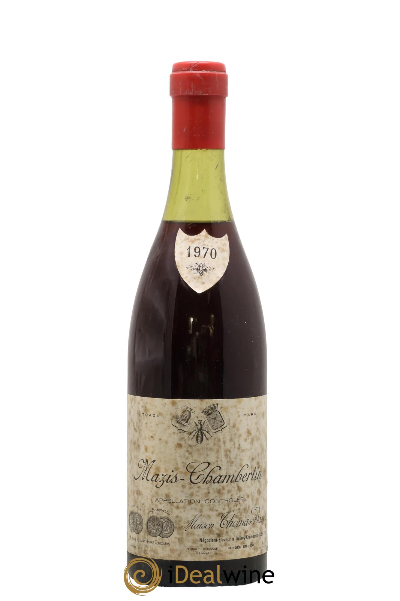 Mazis-Chambertin Grand Cru Maison Thomas Bassot 1970 - Lot of 1 bottle - 0