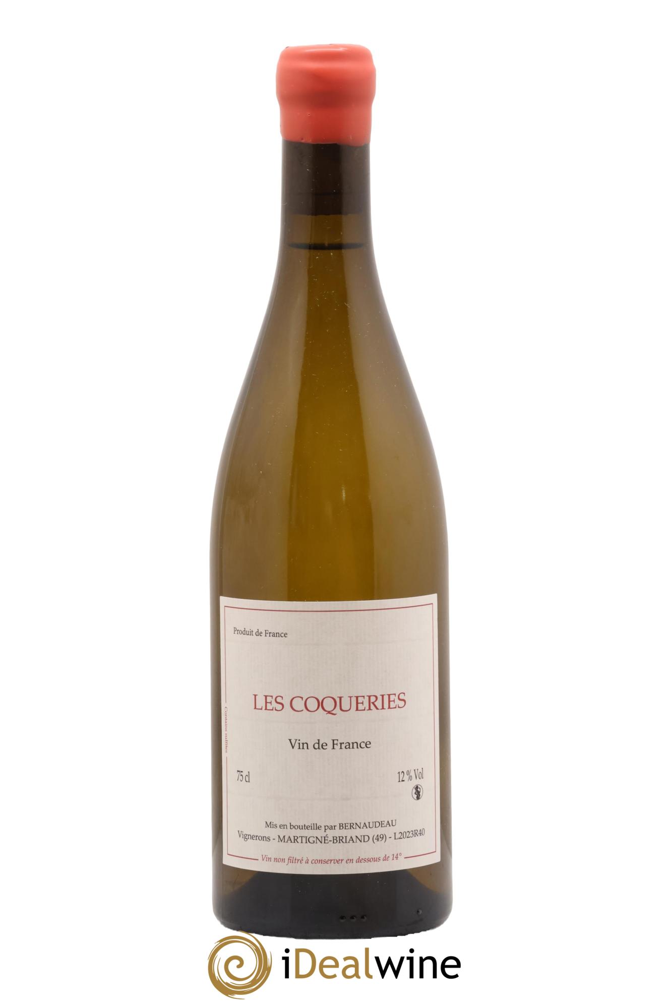 Vin de France Les Coqueries Stéphane Bernaudeau (Domaine) 2023 - Lot de 1 bouteille - 0