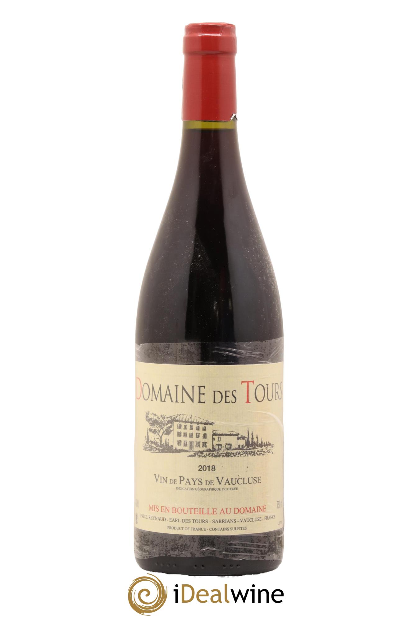 Vaucluse (Vin de Pays de Vaucluse) Domaine des Tours Emmanuel Reynaud 2018 - Lot de 1 bouteille - 0