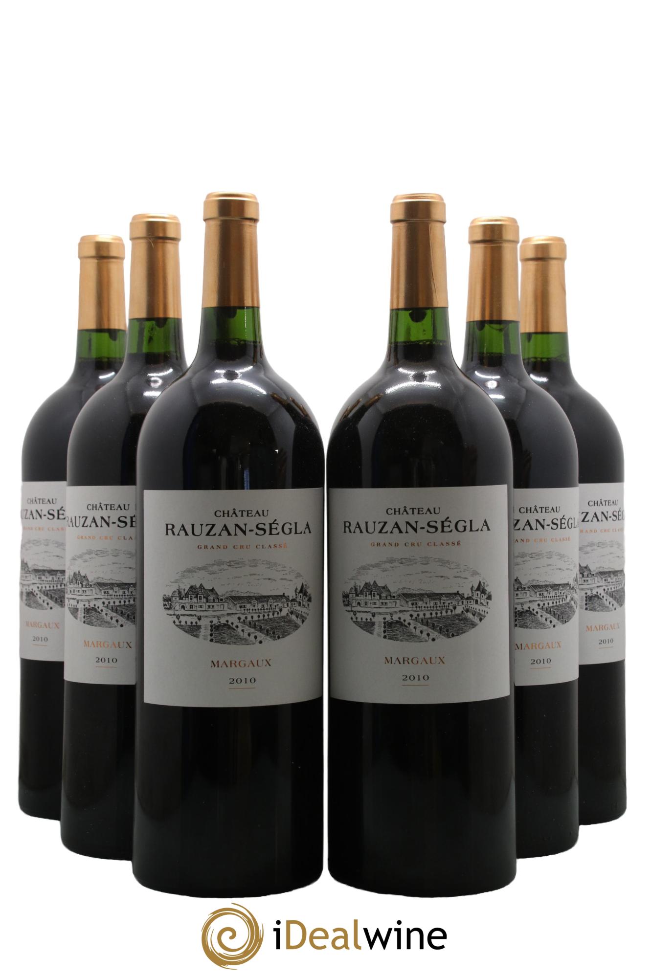 Château Rauzan Ségla Grand Cru Classé 2010 - Lot de 6 magnums - 0