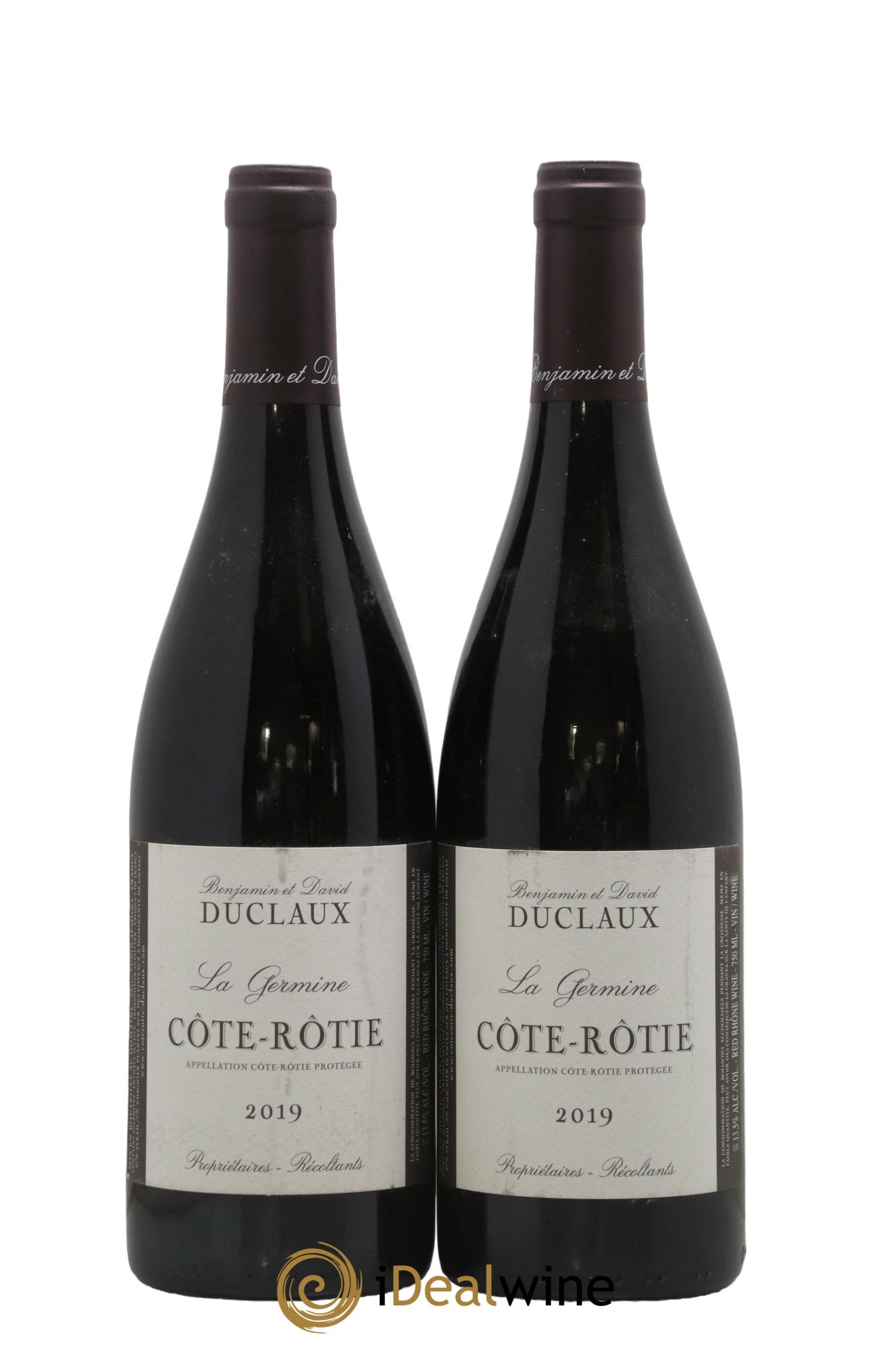 Côte-Rôtie La Germine Domaine Duclaux 2019 - Lot de 2 bouteilles - 0