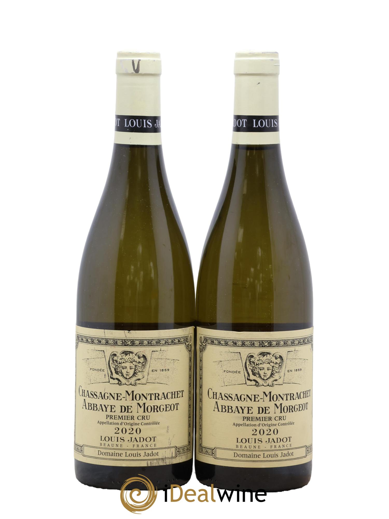 Chassagne-Montrachet 1er Cru Abbaye de Morgeot Domaine Louis Jadot 2020 - Posten von 2 Flaschen - 0