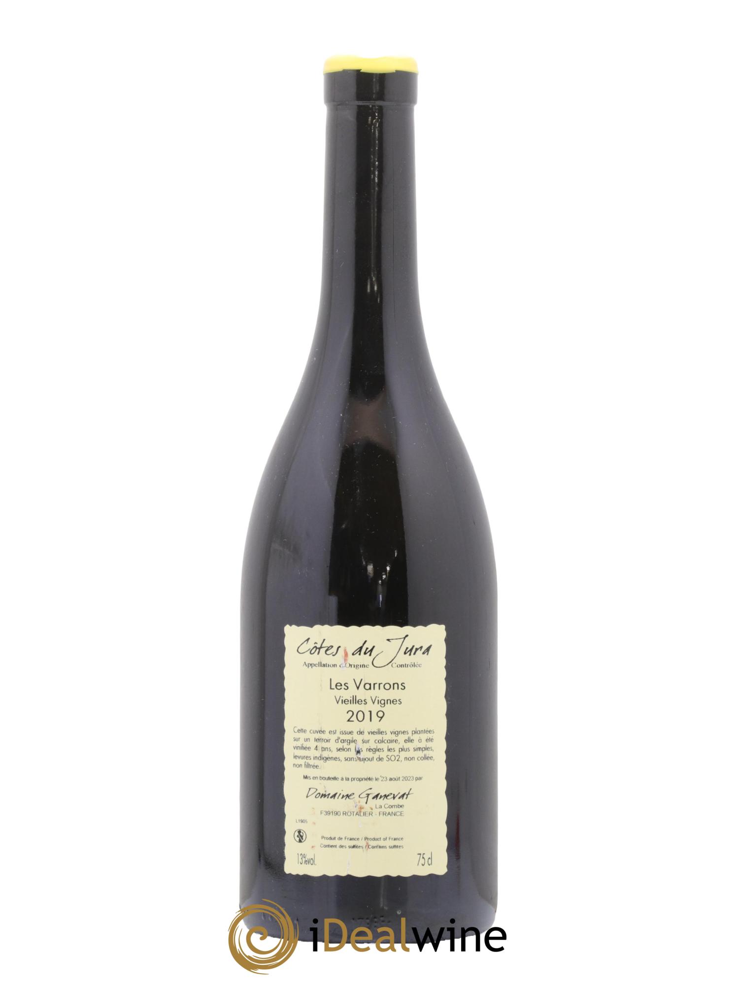 Côtes du Jura Les Varrons Vieilles Vignes Jean-François Ganevat (Domaine) 2019 - Posten von 1 Flasche - 1
