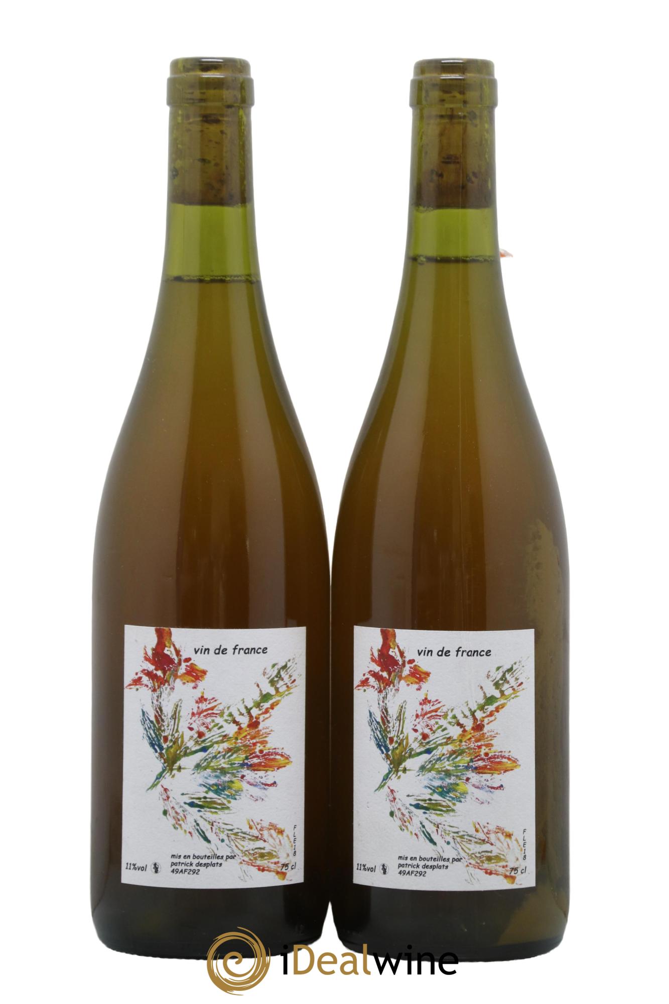 Vin de France Fleur Domaine Patrick Desplats 2018 - Lot of 2 bottles - 0