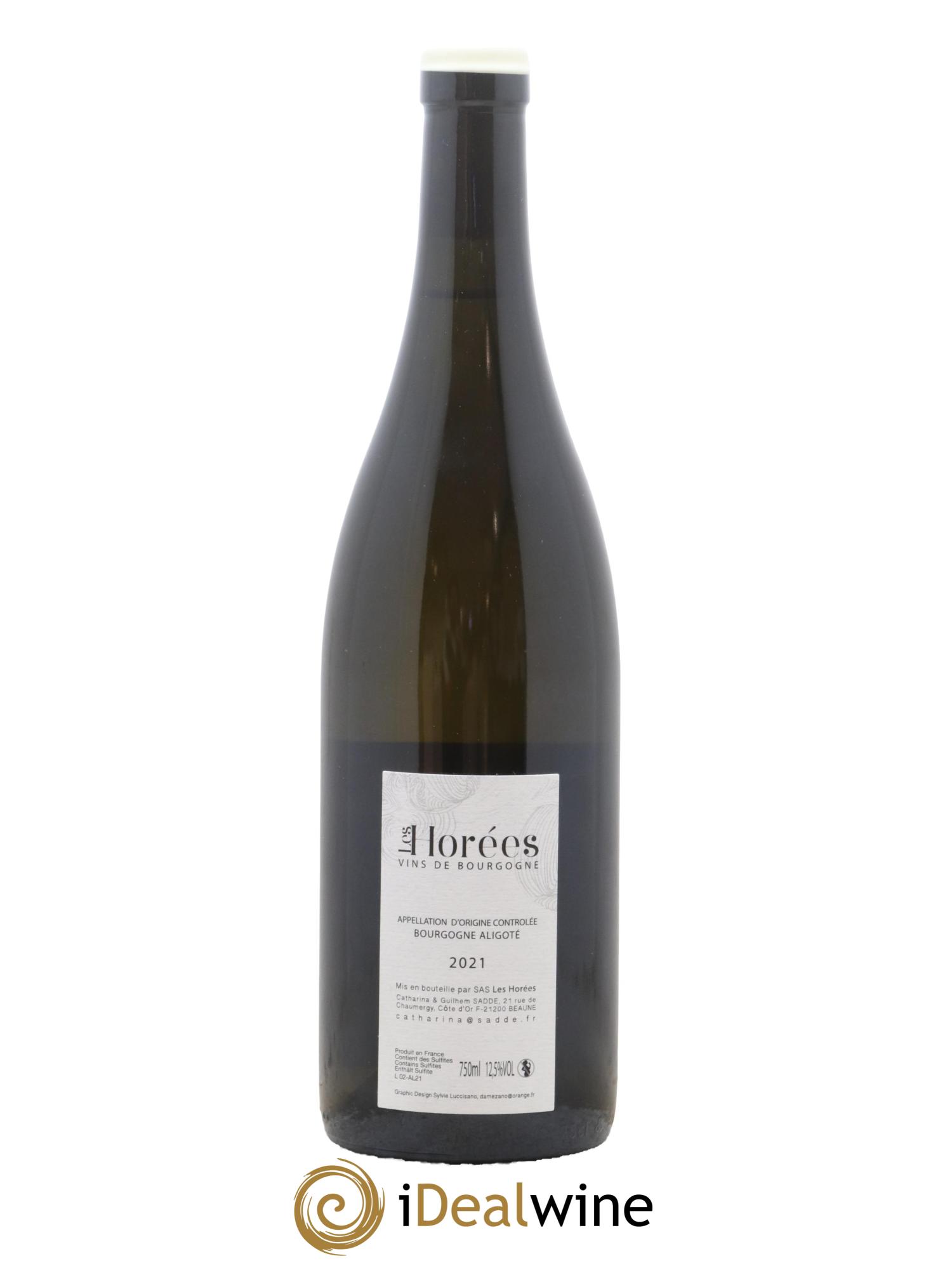 Bourgogne Aligoté En Coulezain Les Horées 2021 - Posten von 1 Flasche - 1