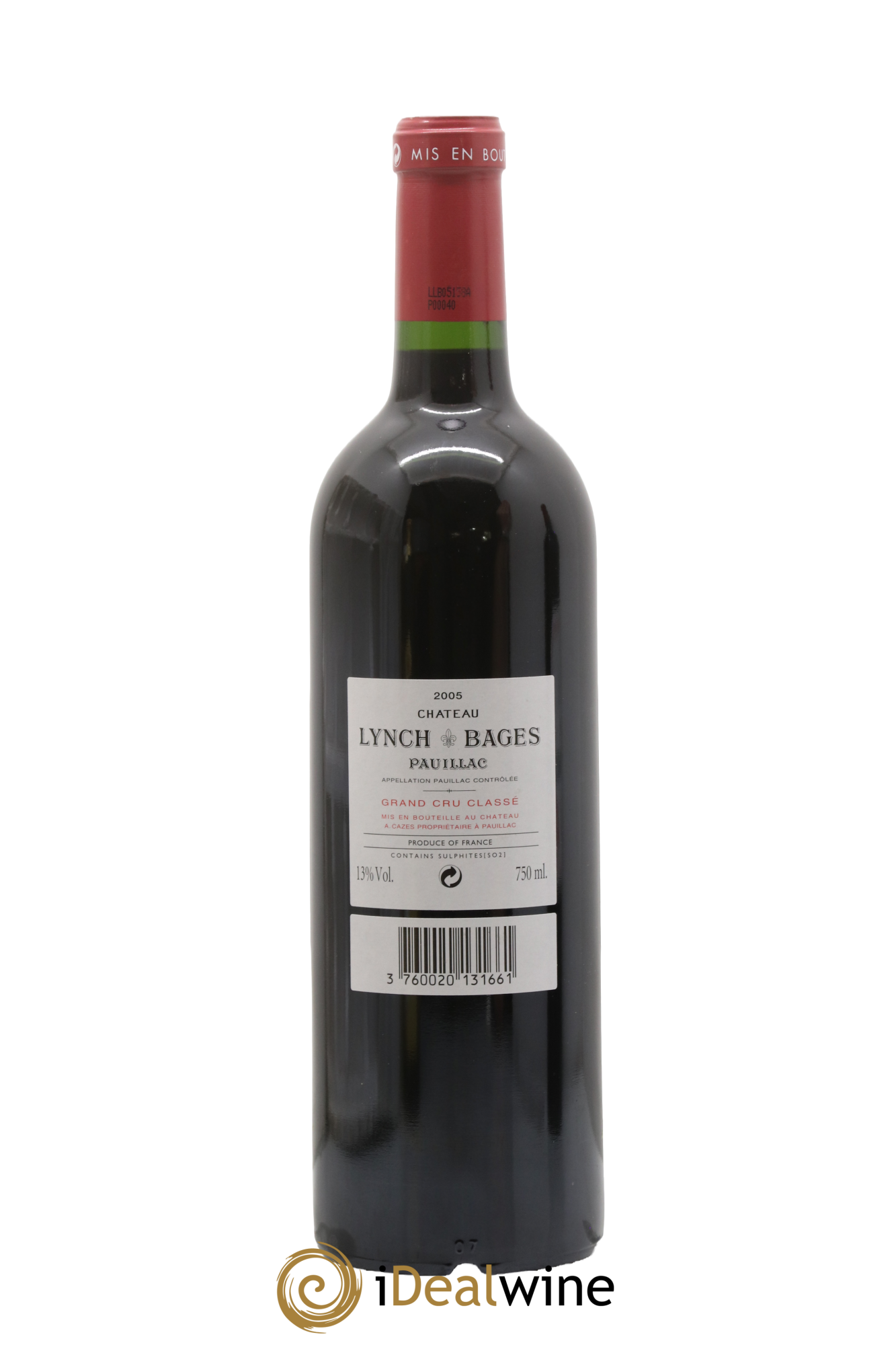 Château Lynch Bages 5ème Grand Cru Classé 2005 - Lotto di 1 bottiglia - 1