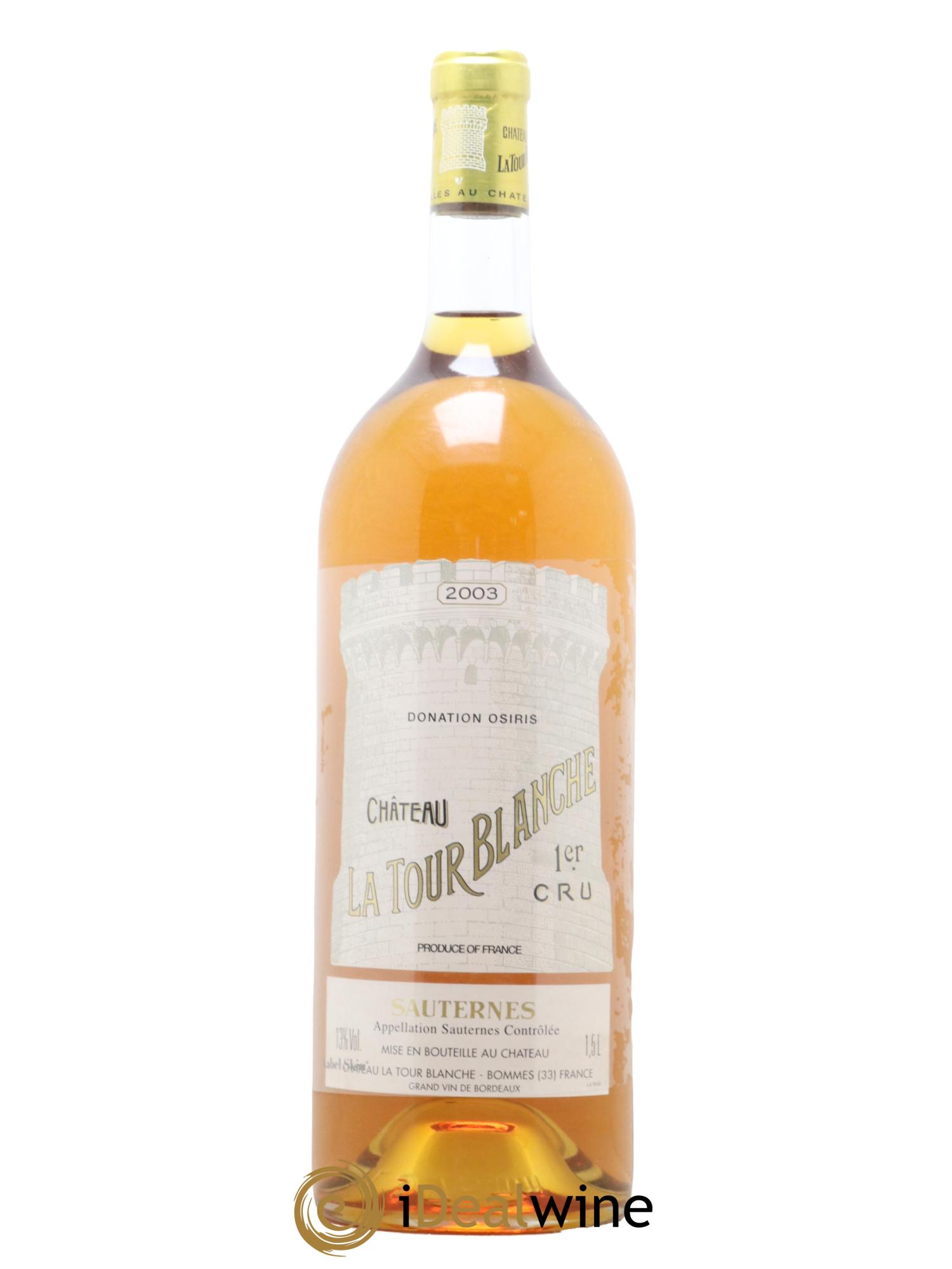 Château la Tour Blanche 1er Grand Cru Classé 2003 - Lotto di 1 magnum - 0
