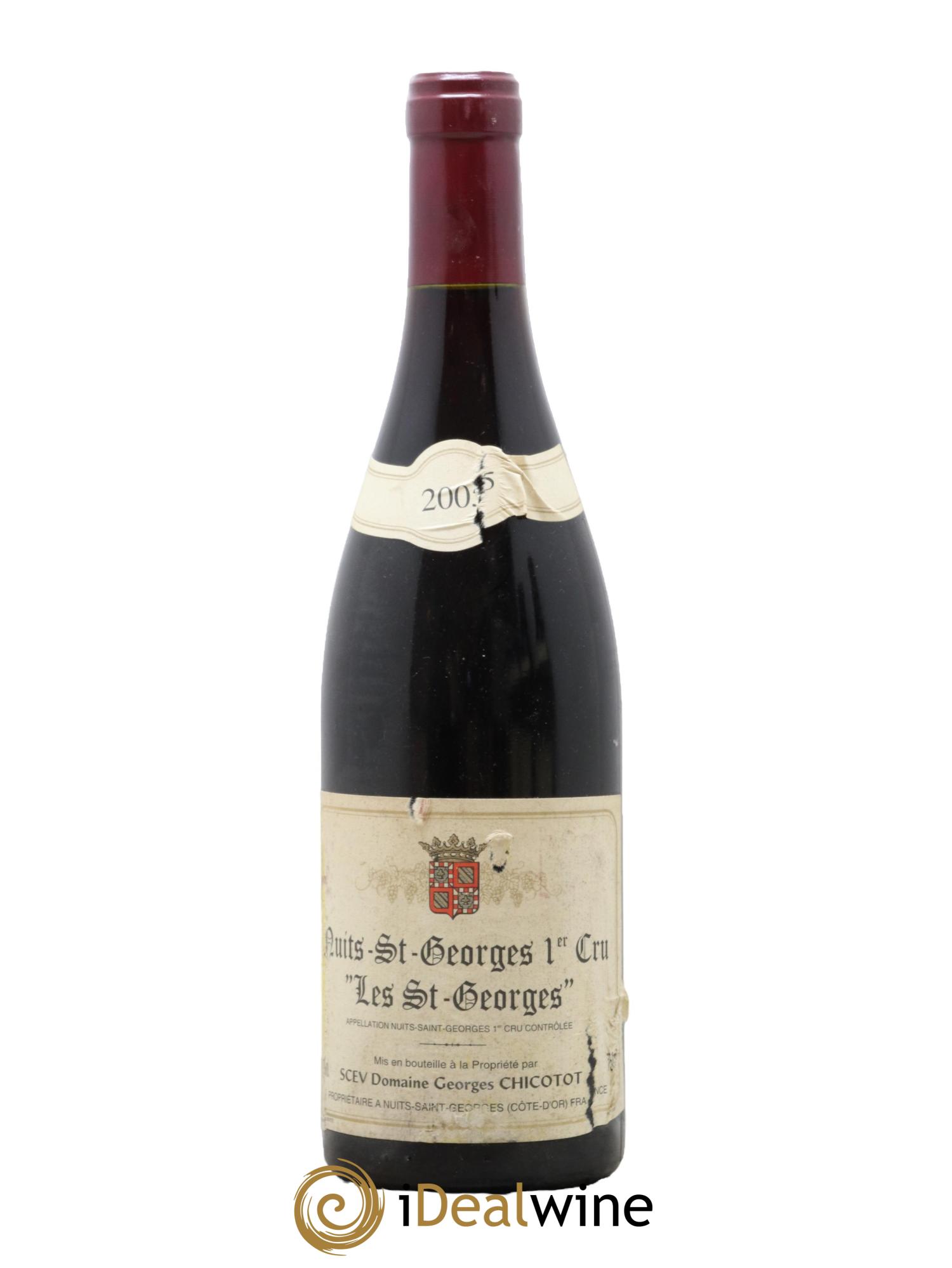Nuits-Saint-Georges 1er Cru Les Saint-Georges Chicotot 2005 - Lot de 1 bouteille - 0