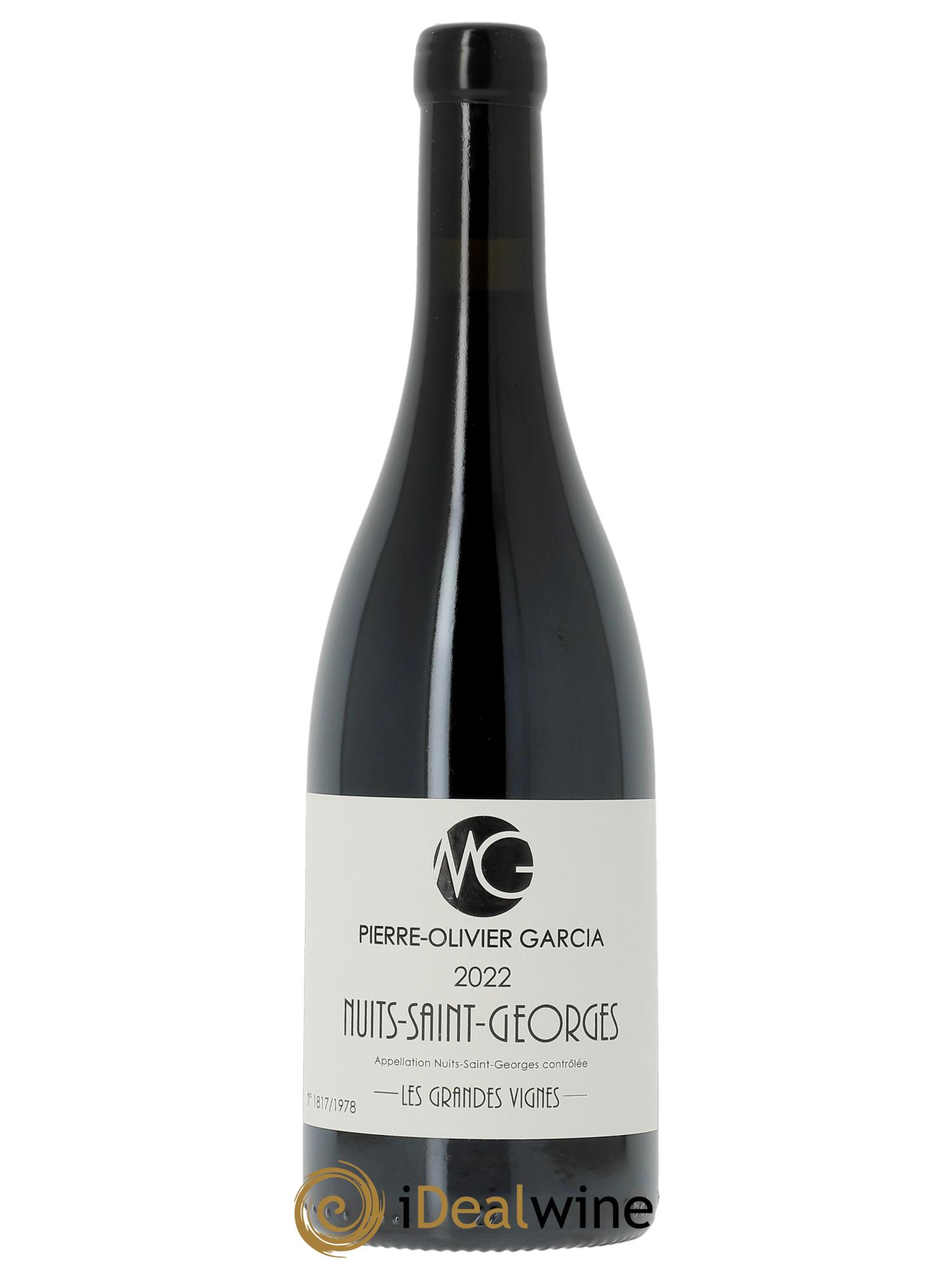 Nuits-Saint-Georges Les Grandes Vignes Pierre Olivier Garcia 2022 - Lot de 1 bouteille - 0