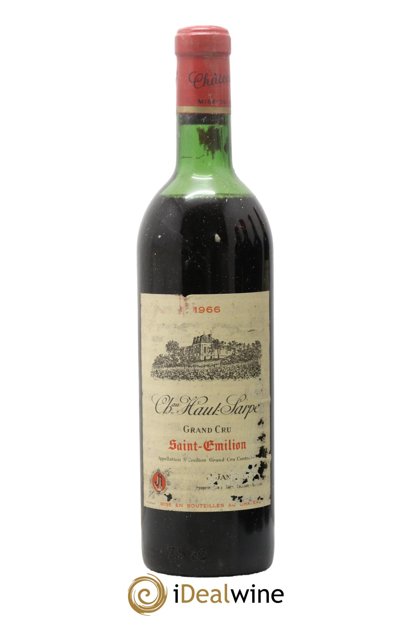 Château Haut Sarpe Grand Cru Classé 1966 - Lot of 1 bottle - 0