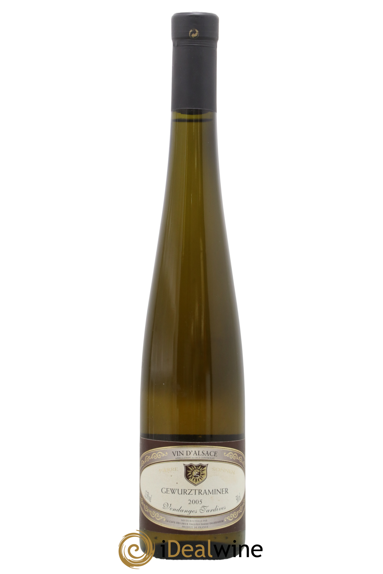 Alsace Gewurztraminer Vendanges tardives Pierre Sonnen 2005 - Lot de 1 format 50cl - 0