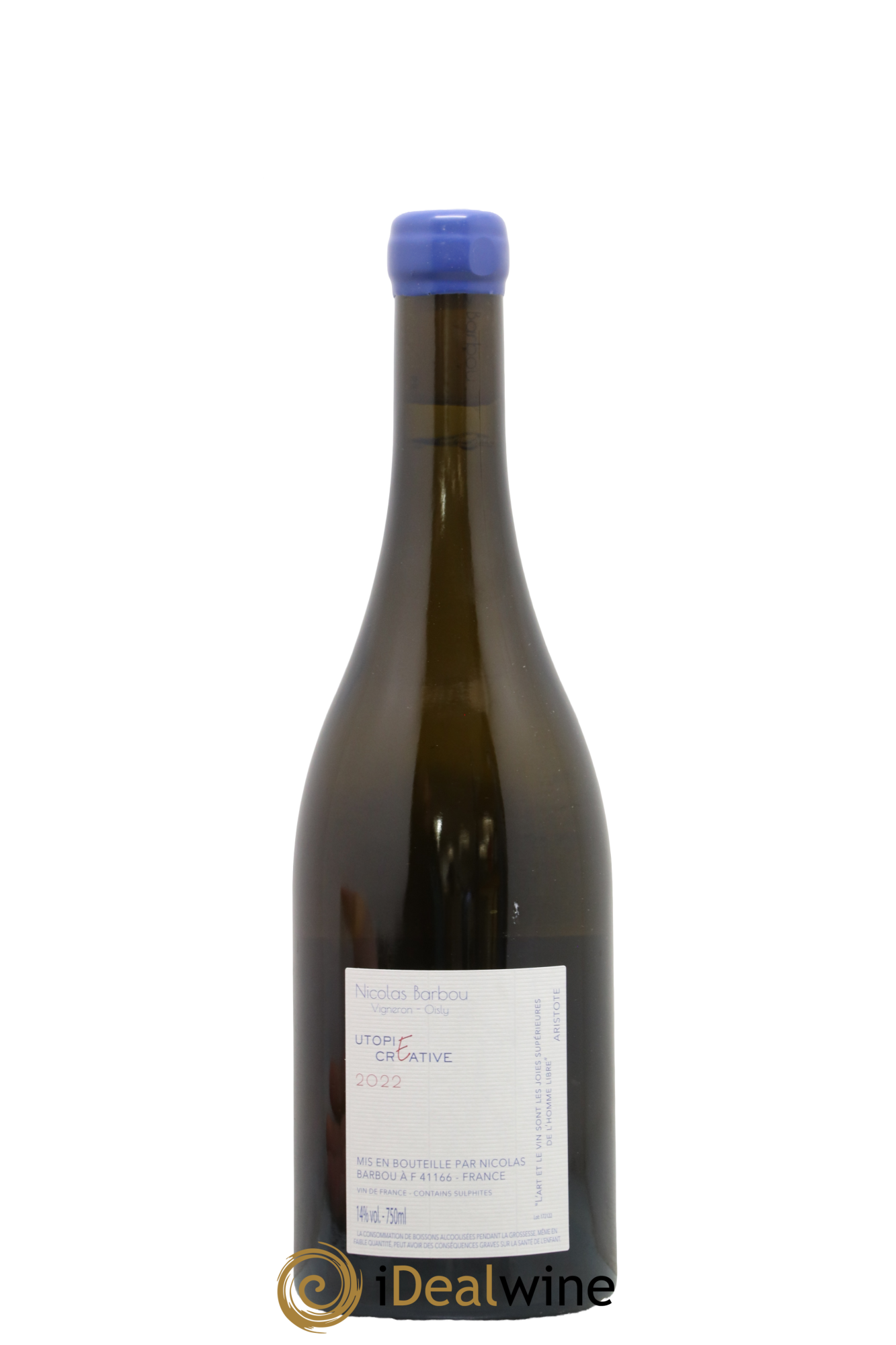 Vin de France Utopie Créative Nicolas Barbou 2022 - Lot of 1 bottle - 1