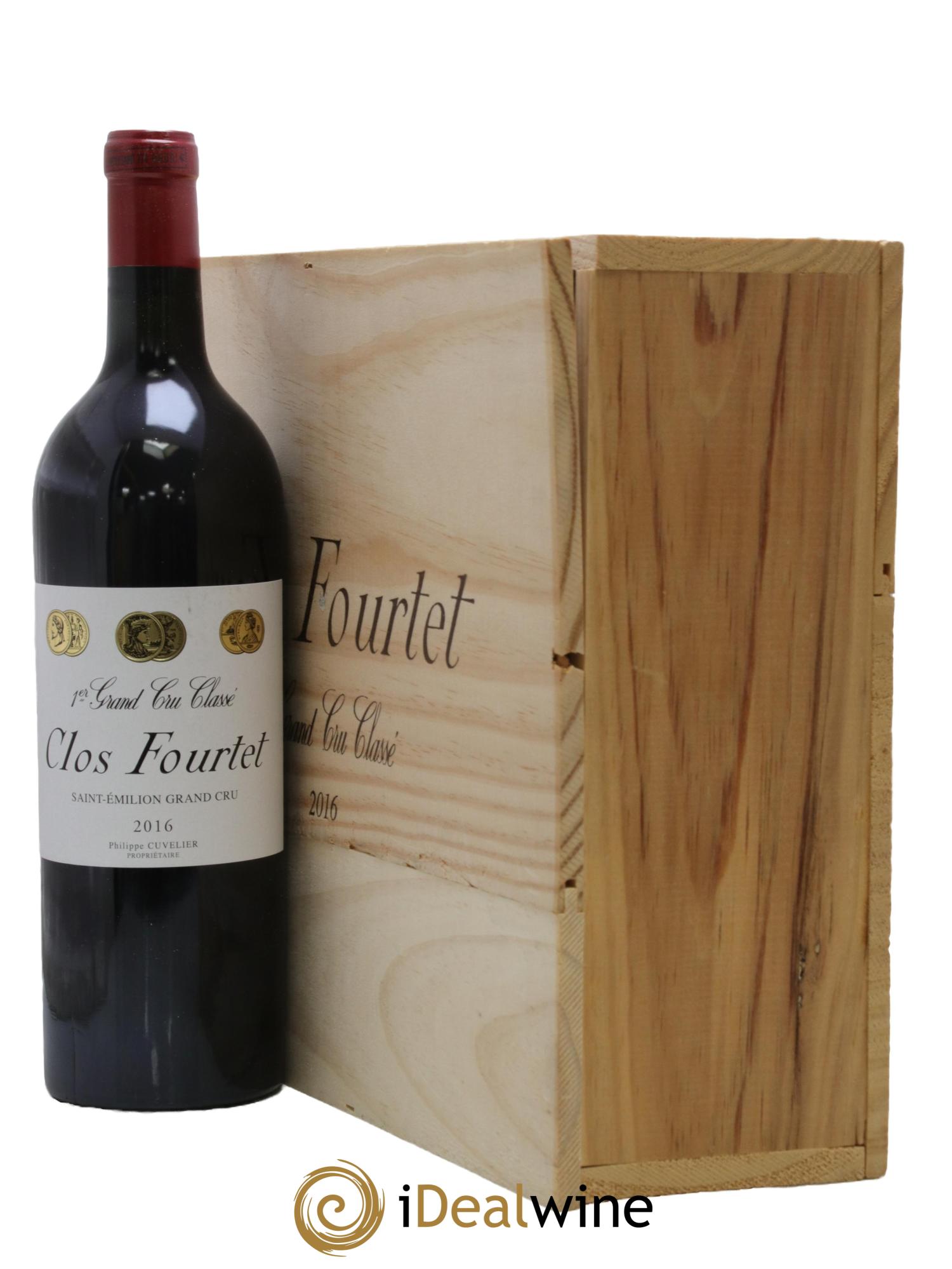 Clos Fourtet 1er Grand Cru Classé B 2016 - Lot de 3 bouteilles - 1