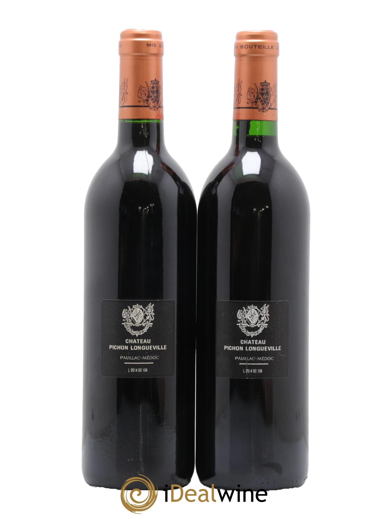 Pichon Longueville Baron 2ème Grand Cru Classé 1990 - Lot de 2 bouteilles - 1