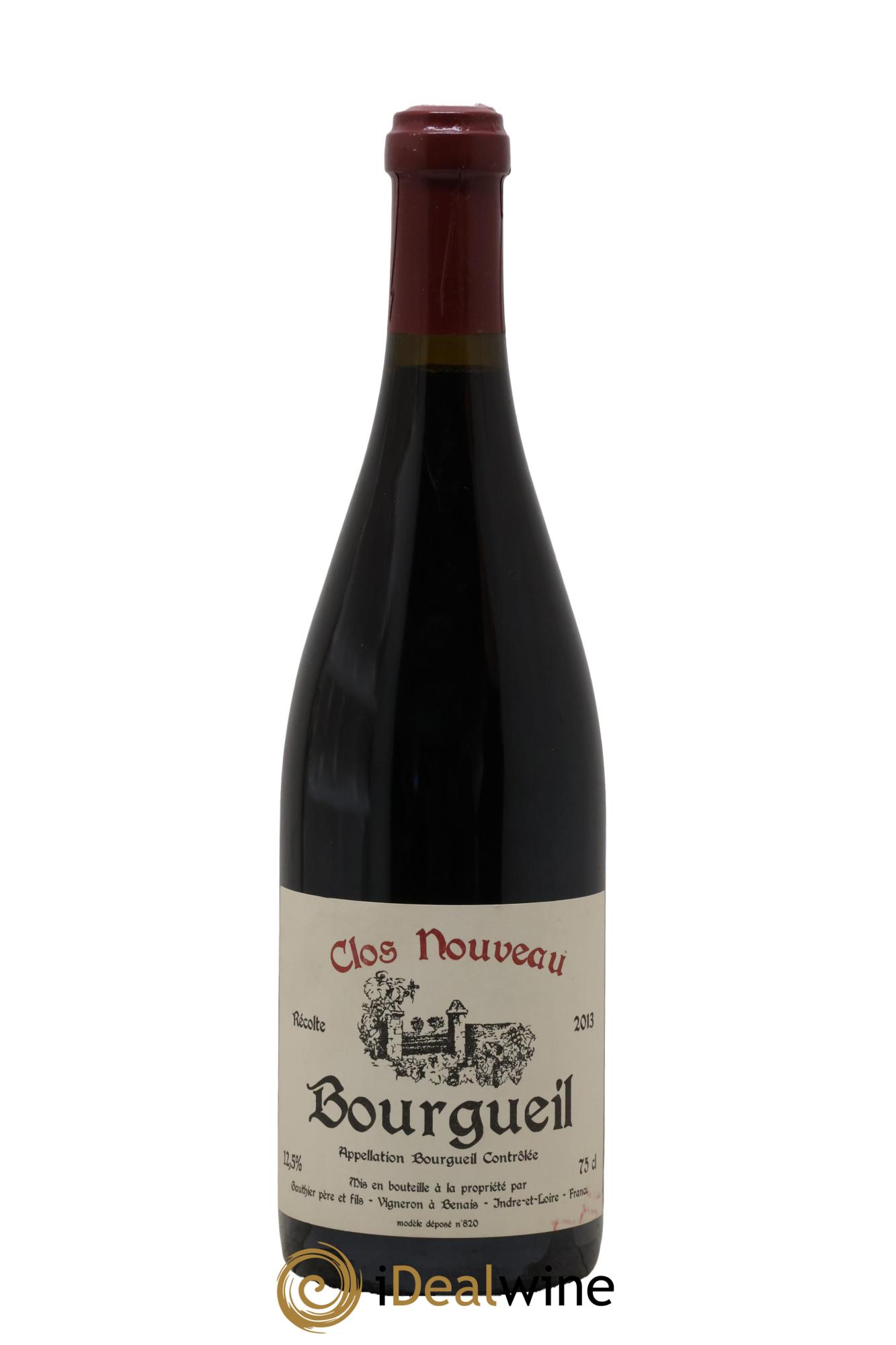 Bourgueil Clos Nouveau Domaine du Bel Air 2013 - Posten von 1 Flasche - 0