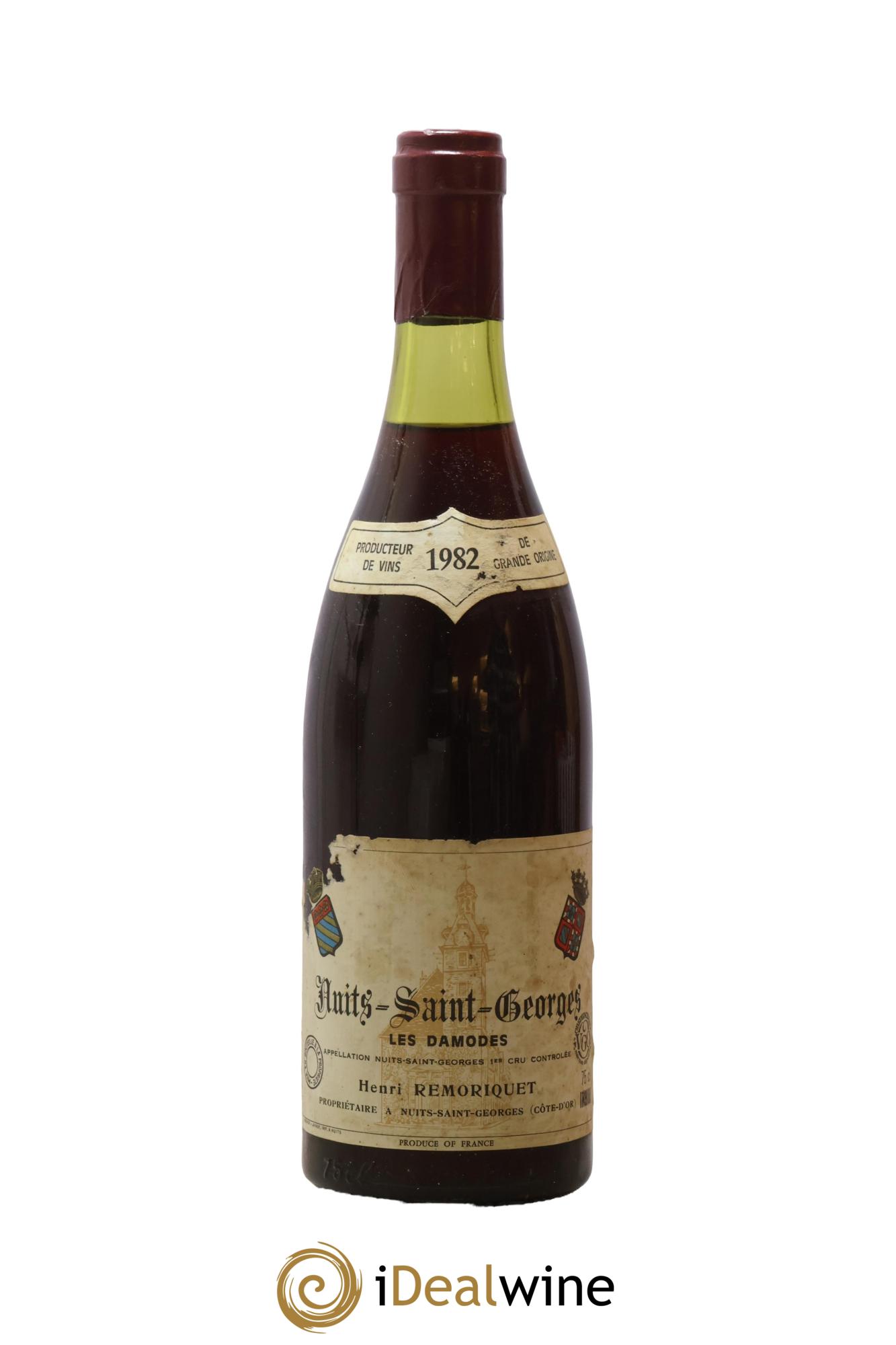 Nuits-Saint-Georges 1er Cru Les Damodes Gilles Remoriquet 1982 - Lot of 1 bottle - 0
