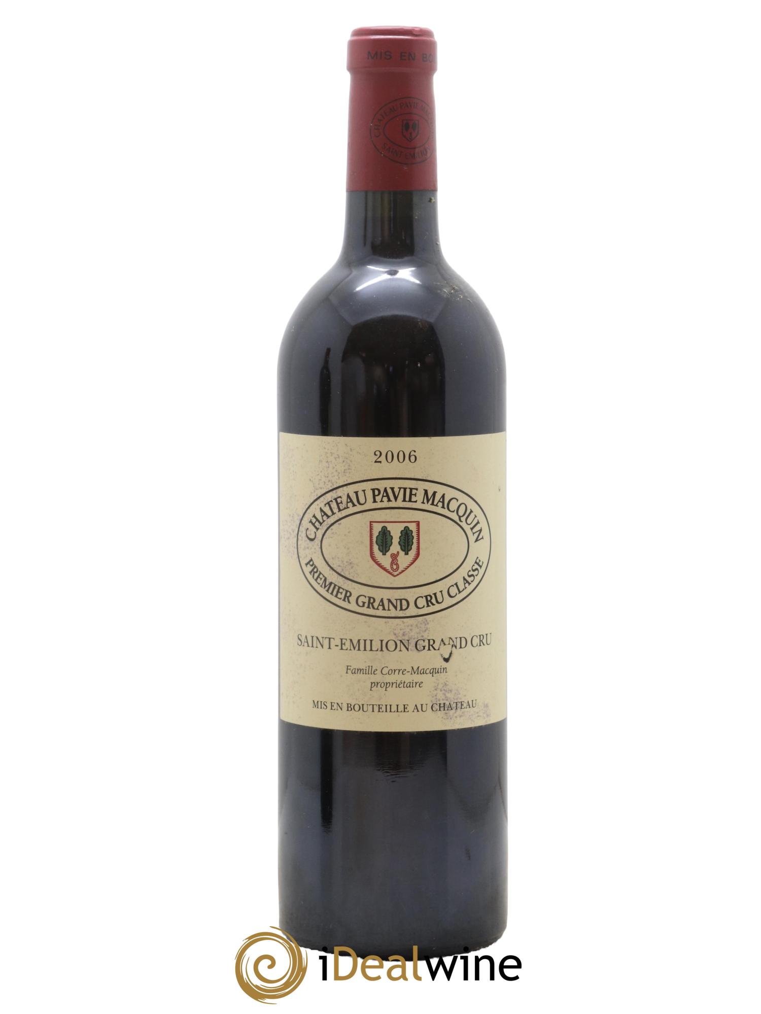 Château Pavie Macquin 1er Grand Cru Classé B 2006 - Lot de 1 bouteille - 0
