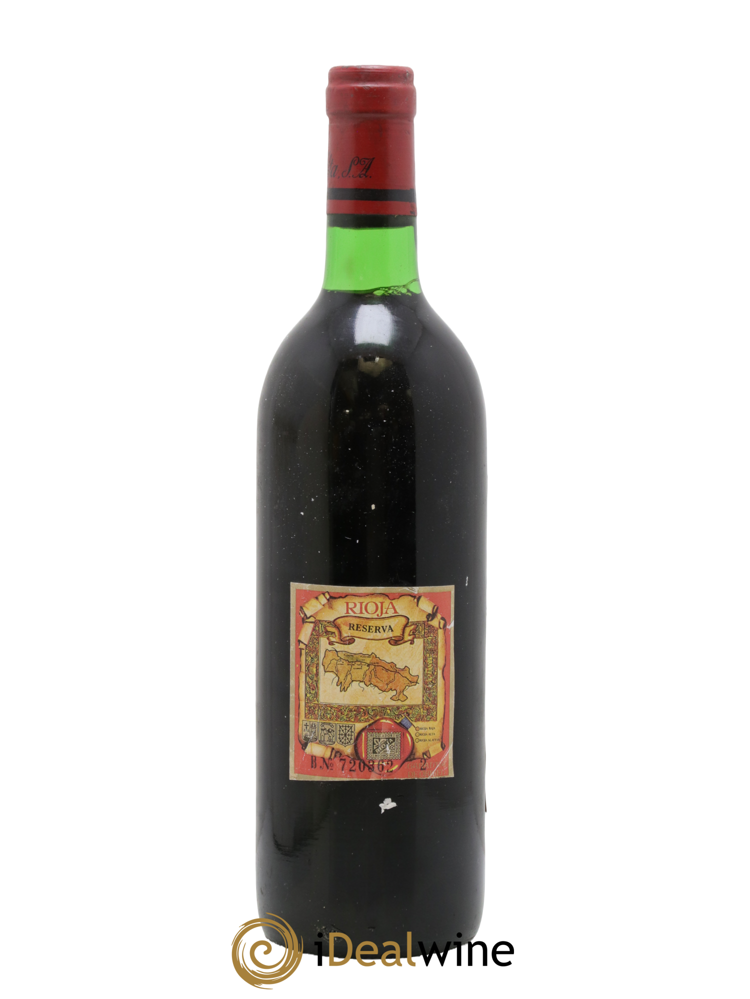 Rioja DOCA La Rioja Alta Reserva 904 1978 - Lot de 1 bouteille - 1