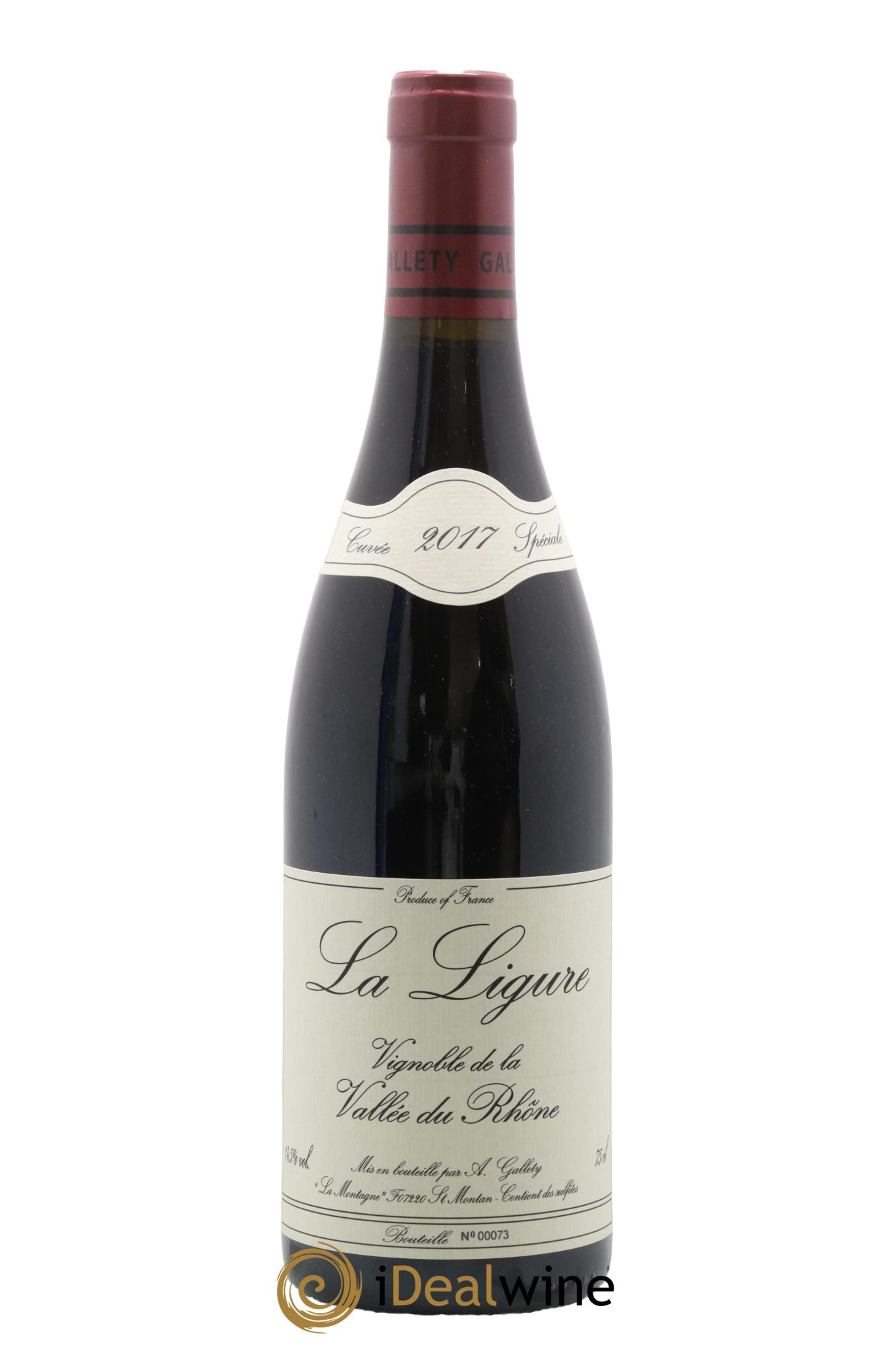 Côtes du Vivarais La Ligure Gallety (Domaine) 2017 - Lot de 1 bouteille - 0