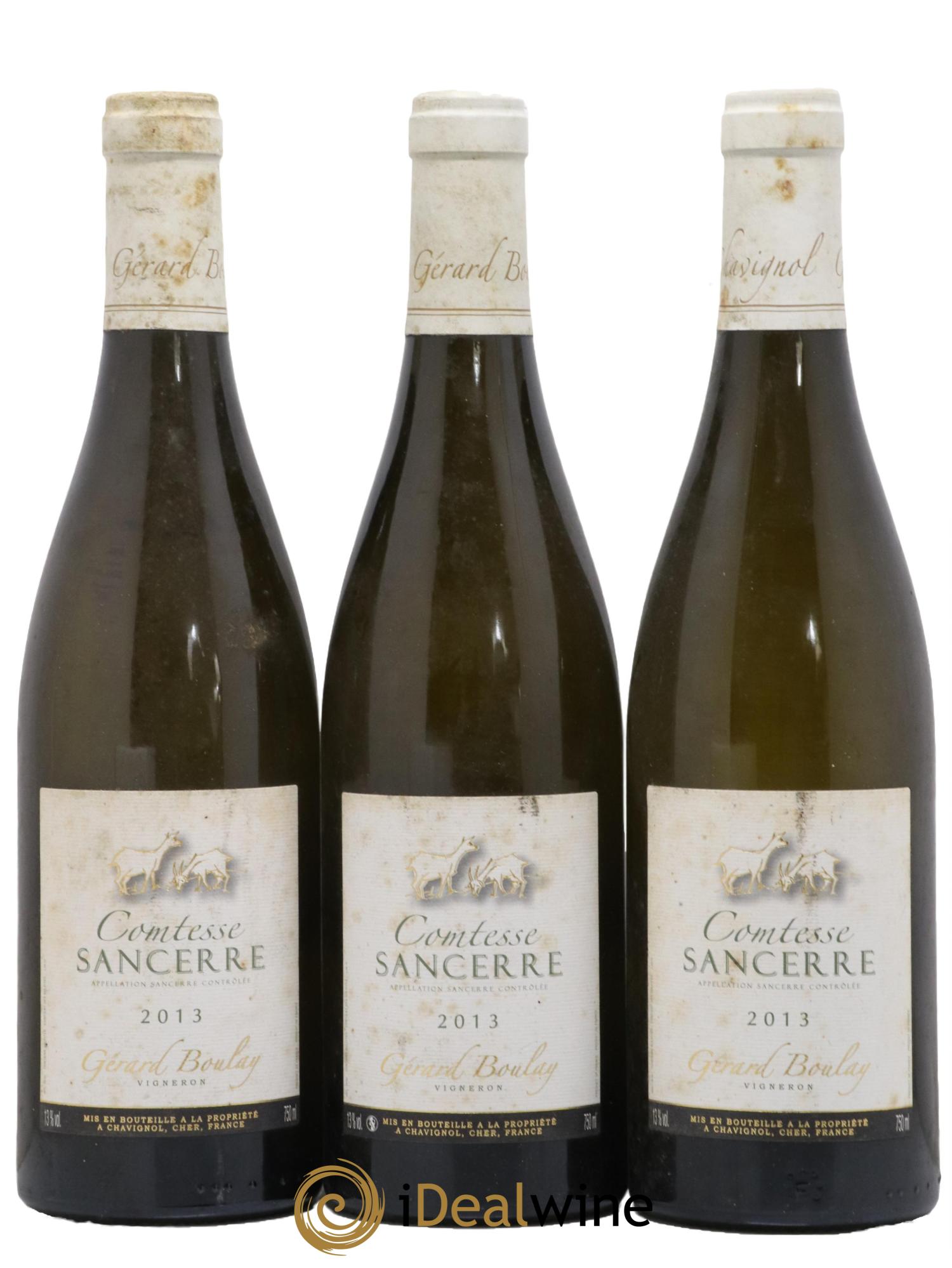 Sancerre Comtesse Gérard Boulay 2013 - Lot de 3 bouteilles - 0