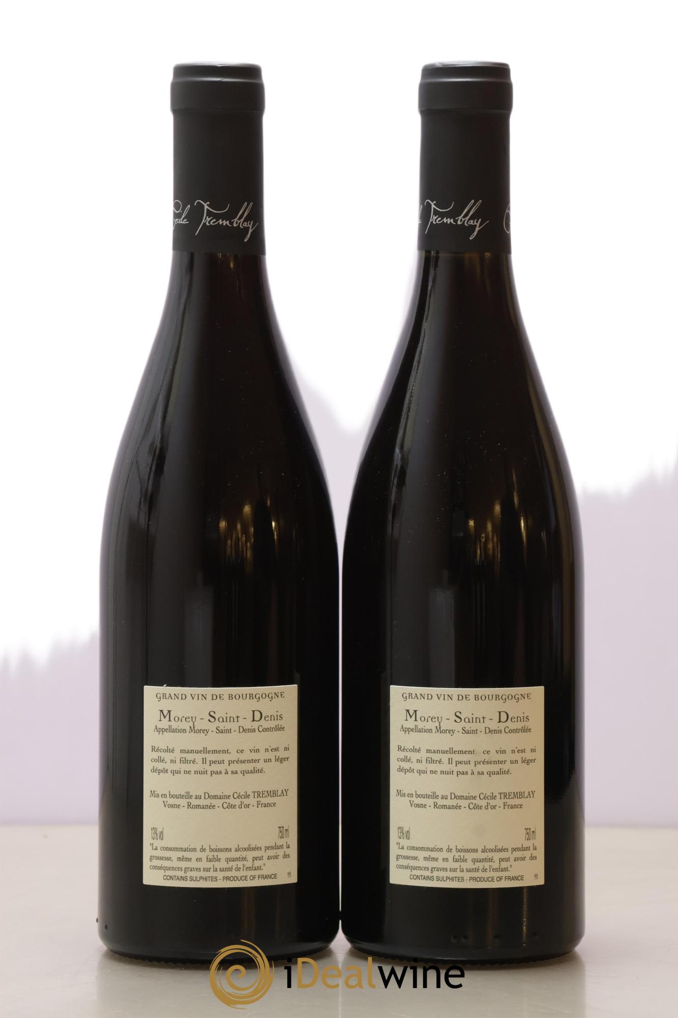 Morey Saint-Denis Très Girard Cécile Tremblay 2021 - Lot de 2 bouteilles - 1