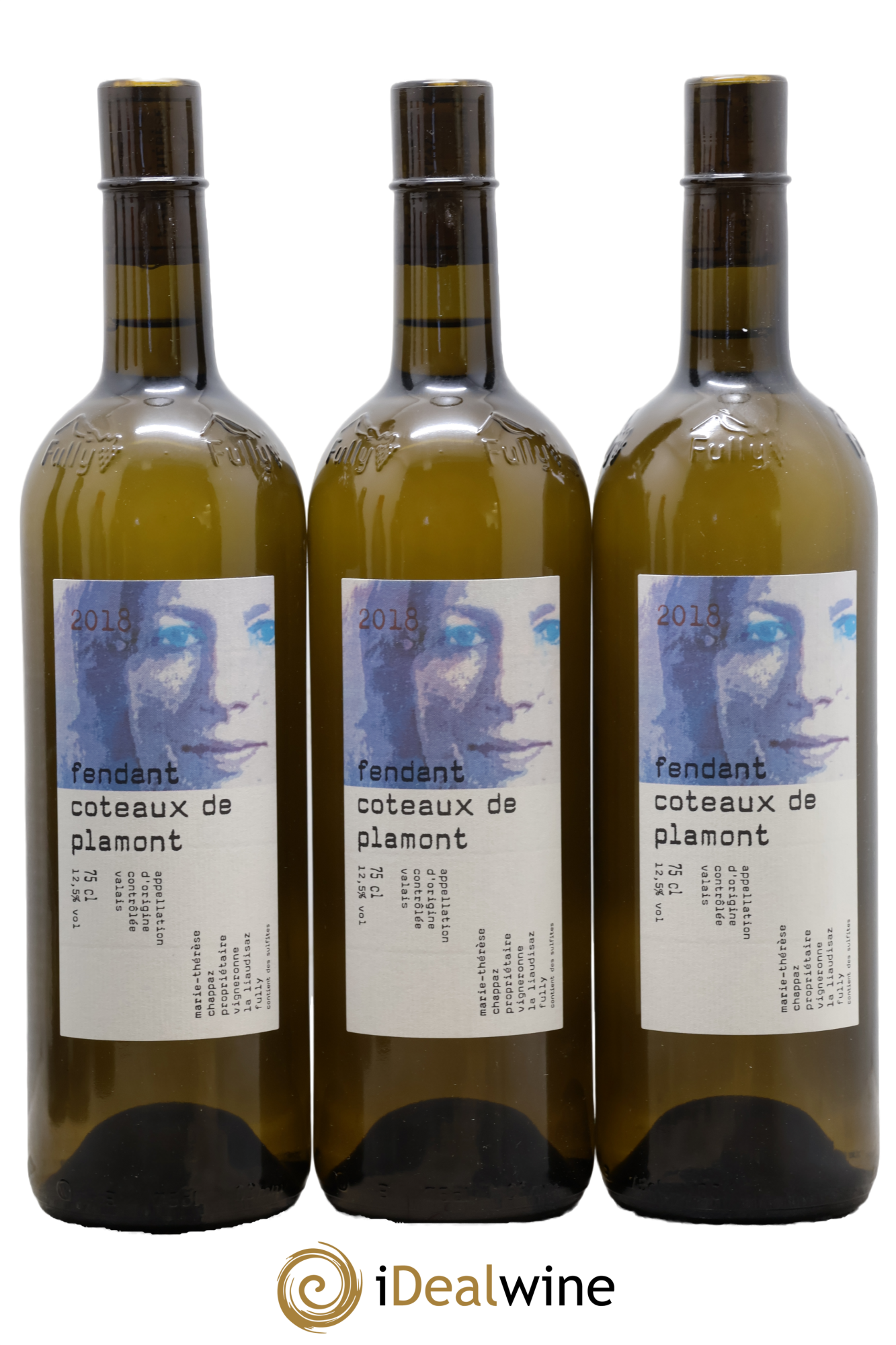 Valais Fendant Coteaux de Plamont Marie-Thérèse Chappaz - Domaine Des Claives 2018 - Lot de 3 bouteilles - 0