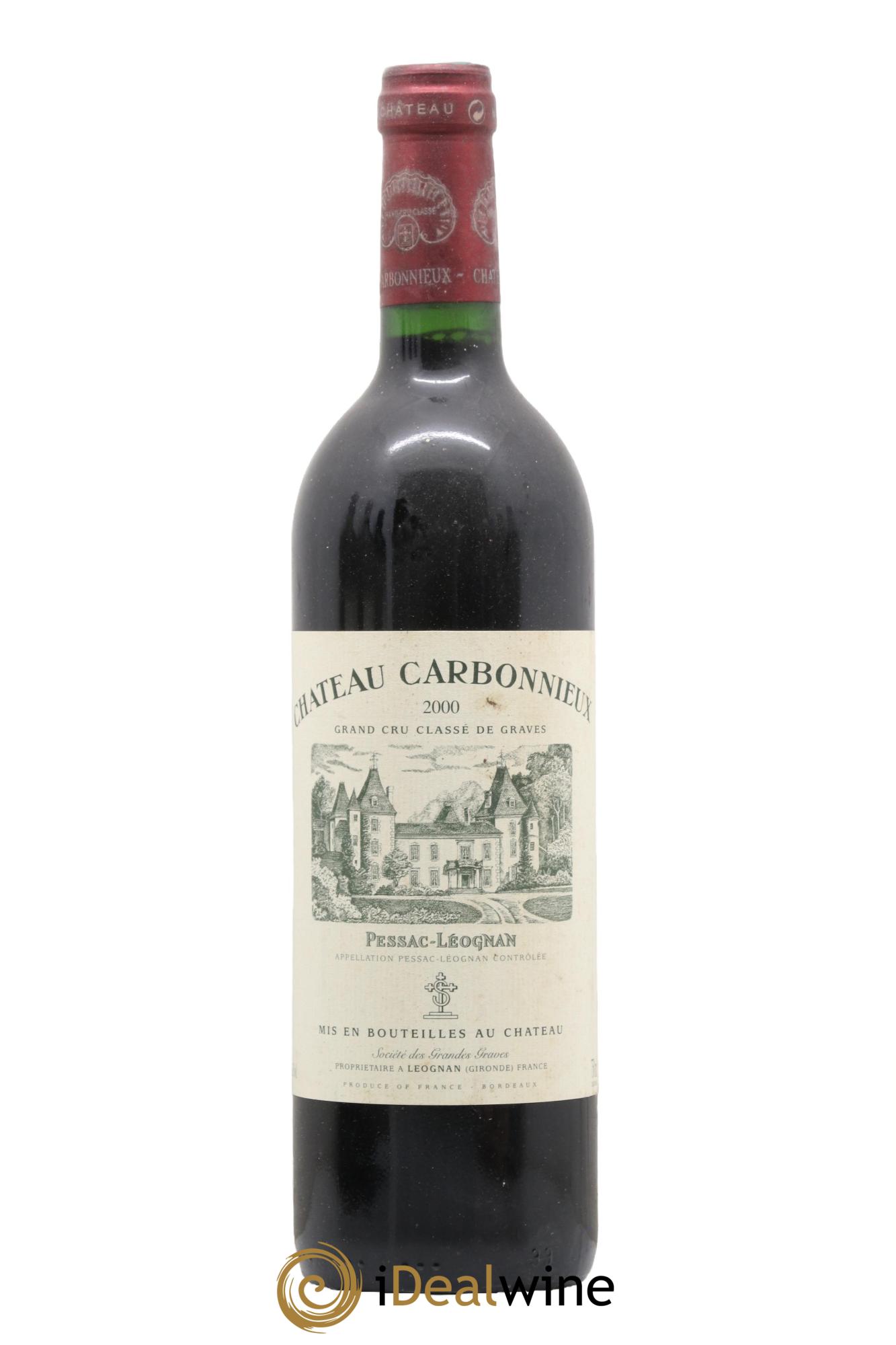Château Carbonnieux Cru Classé de Graves 2000 - Lot de 1 bouteille - 0