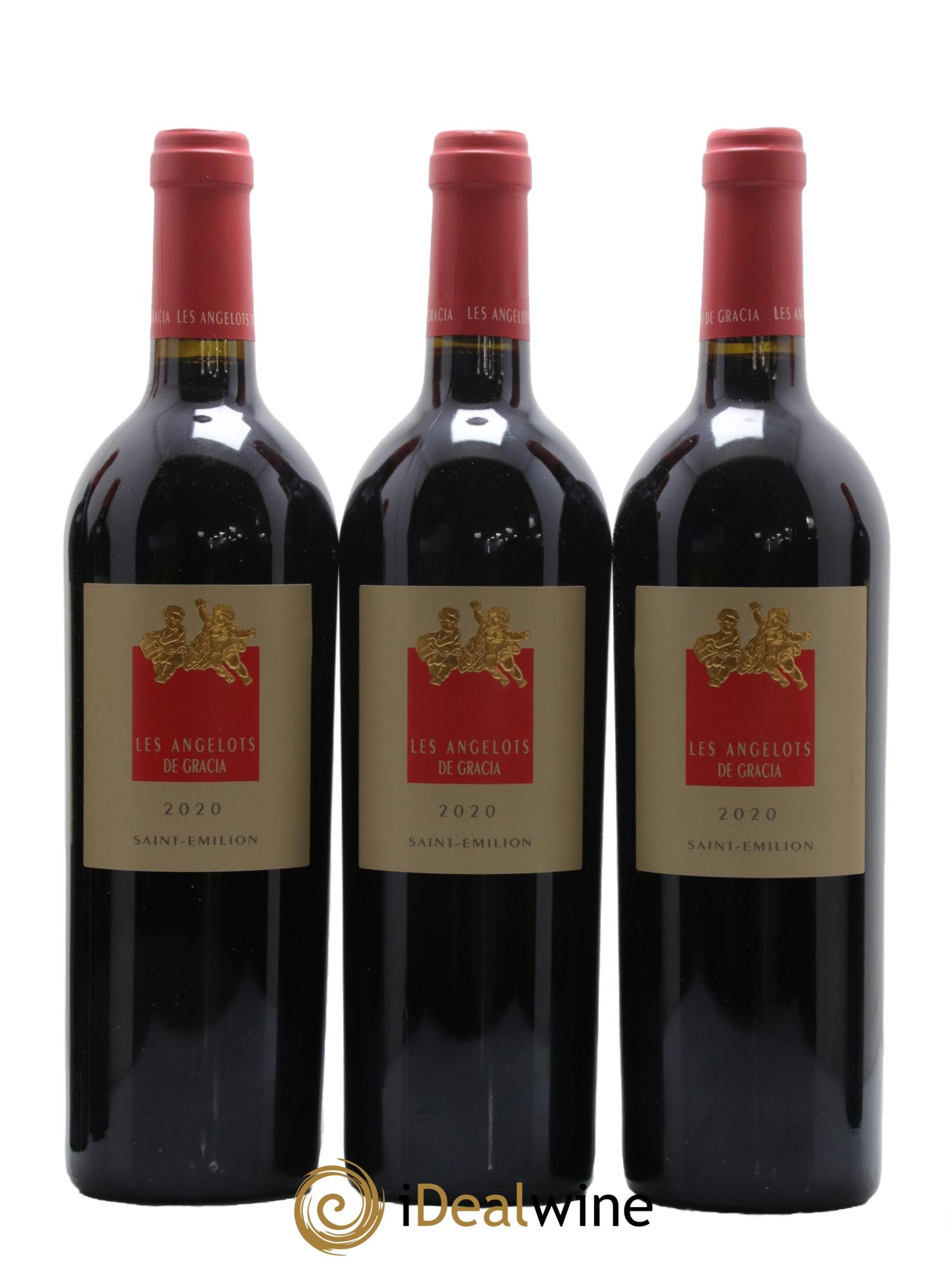 Saint-Émilion Grand Cru Les Angelots de Gracia Chateau Gracia 2020 - Posten von 6 Flaschen - 1