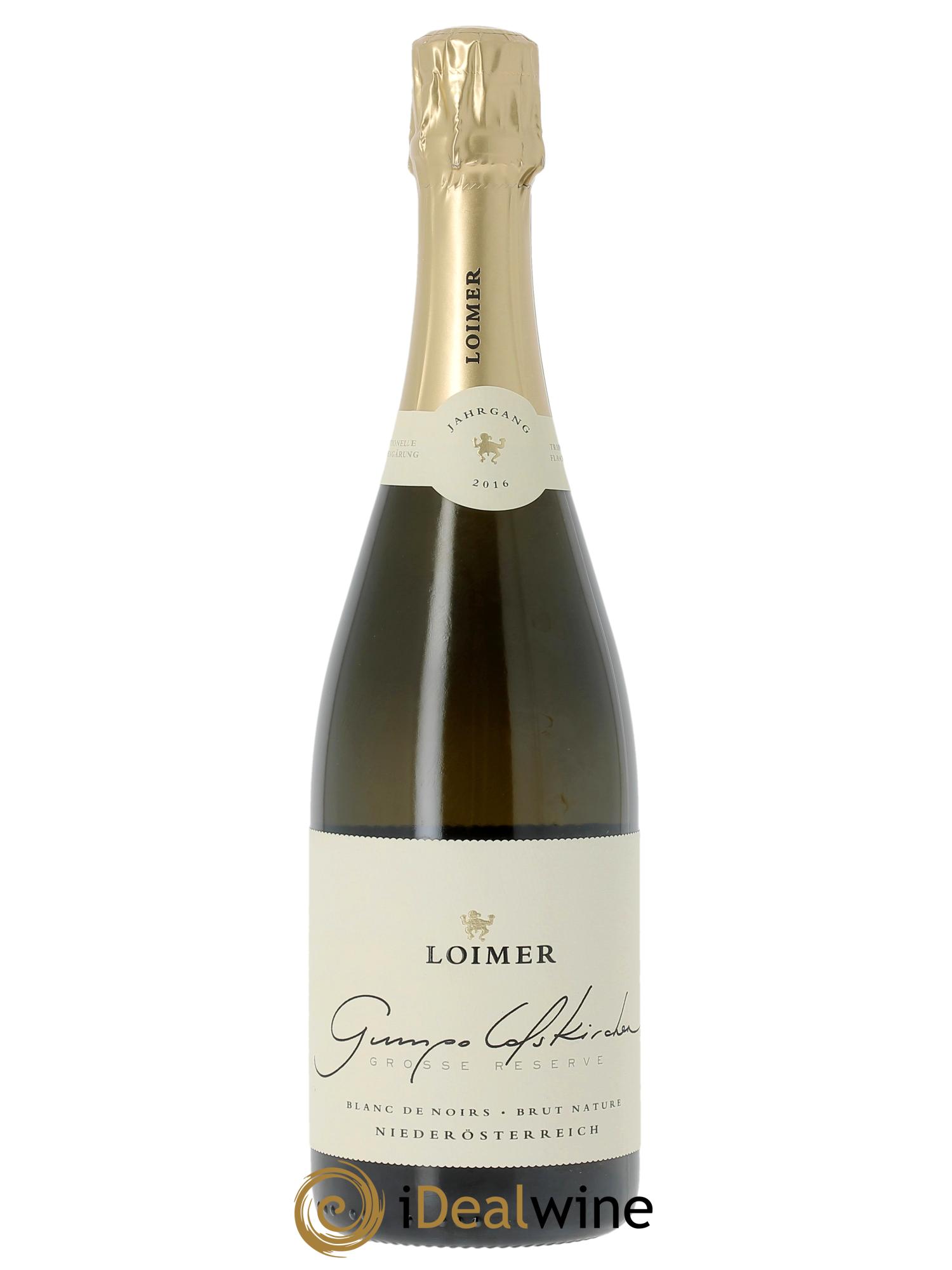 Sekt Brut Nature Gumpoldskirchen Reserve Loimer  2016 - Lot de 1 bouteille - 0